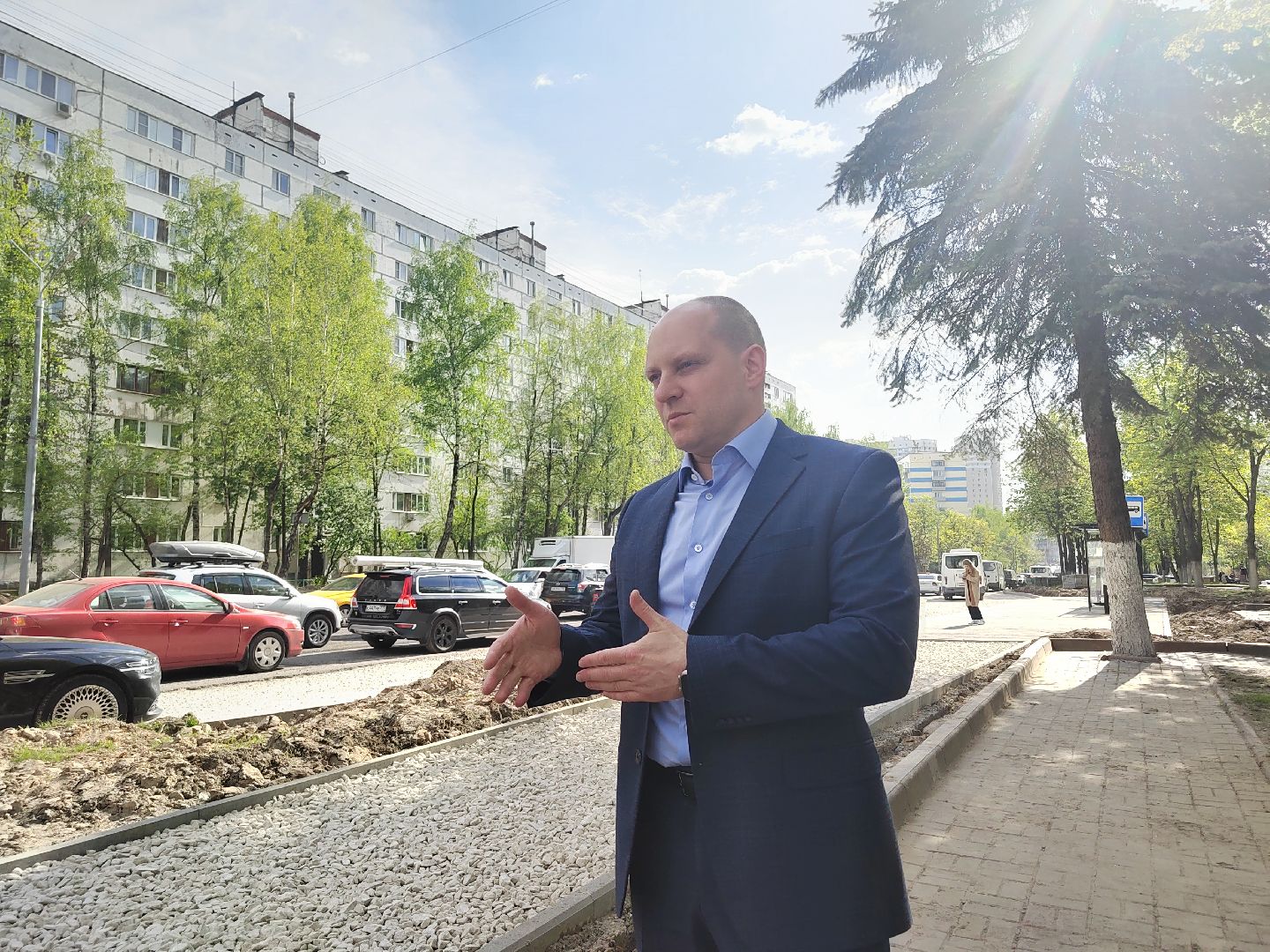 Пушкино, ремонт дорог, благоустройство