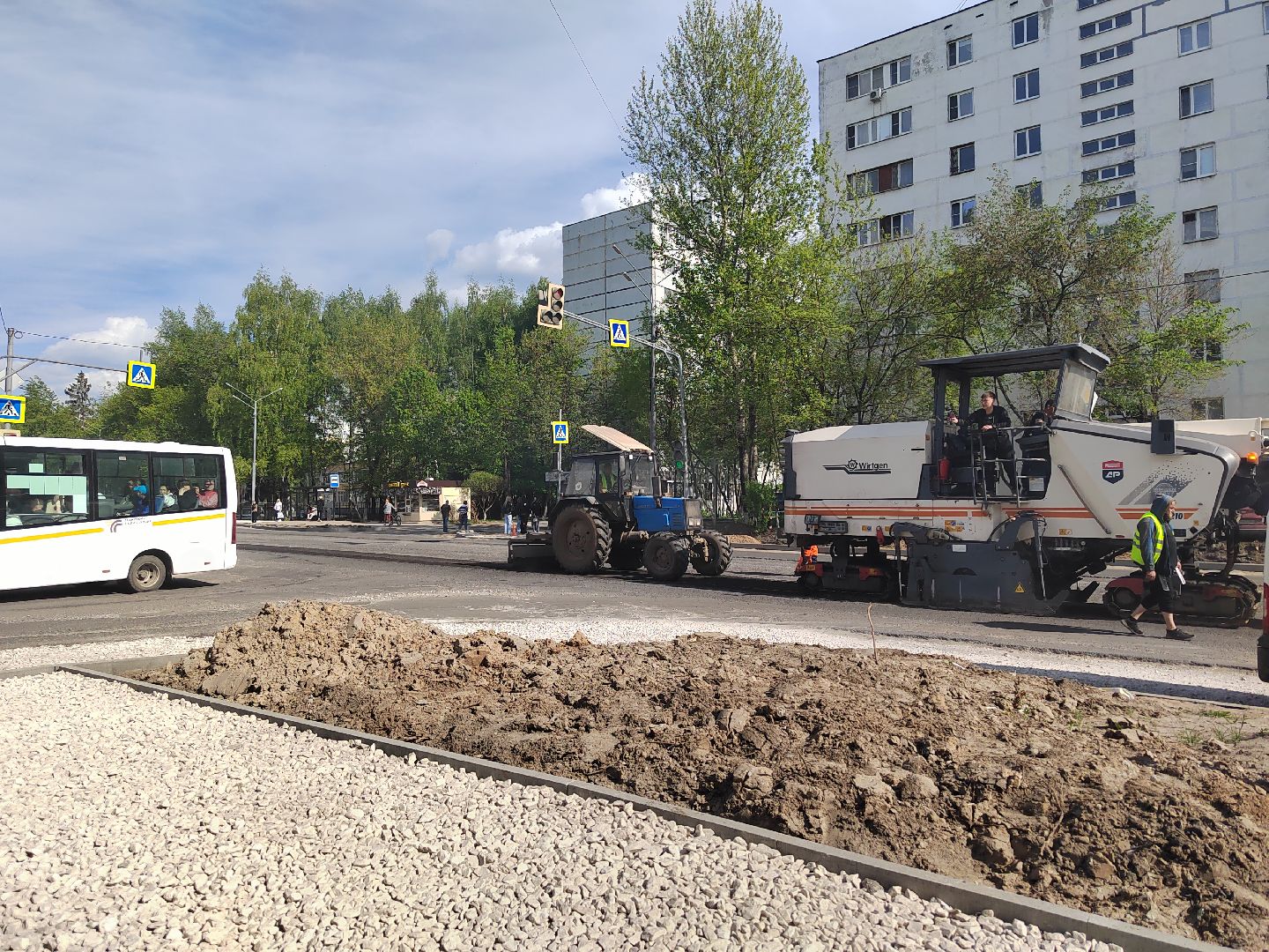 Пушкино, ремонт дорог, благоустройство