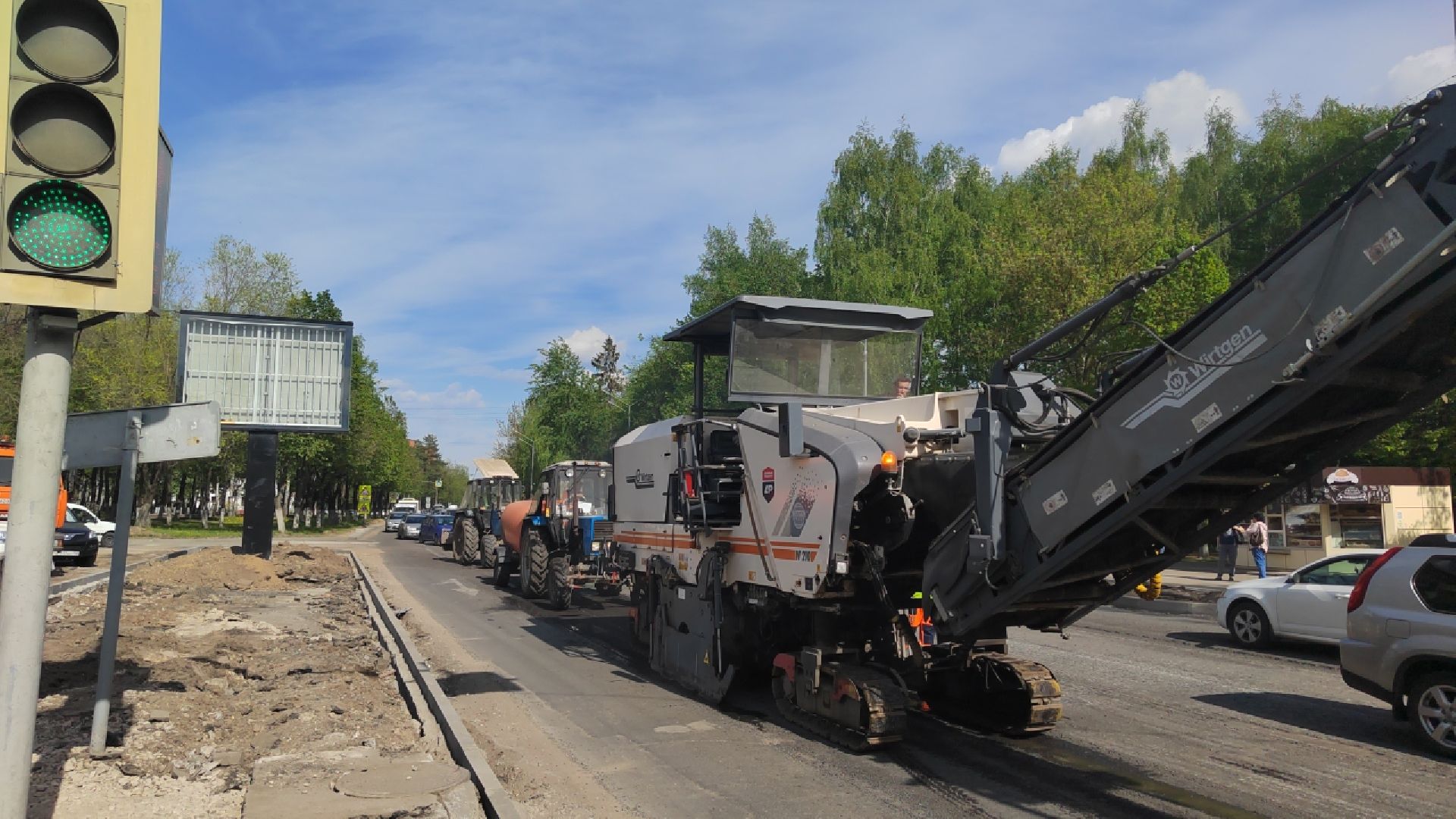 Пушкино, ремонт дорог, благоустройство