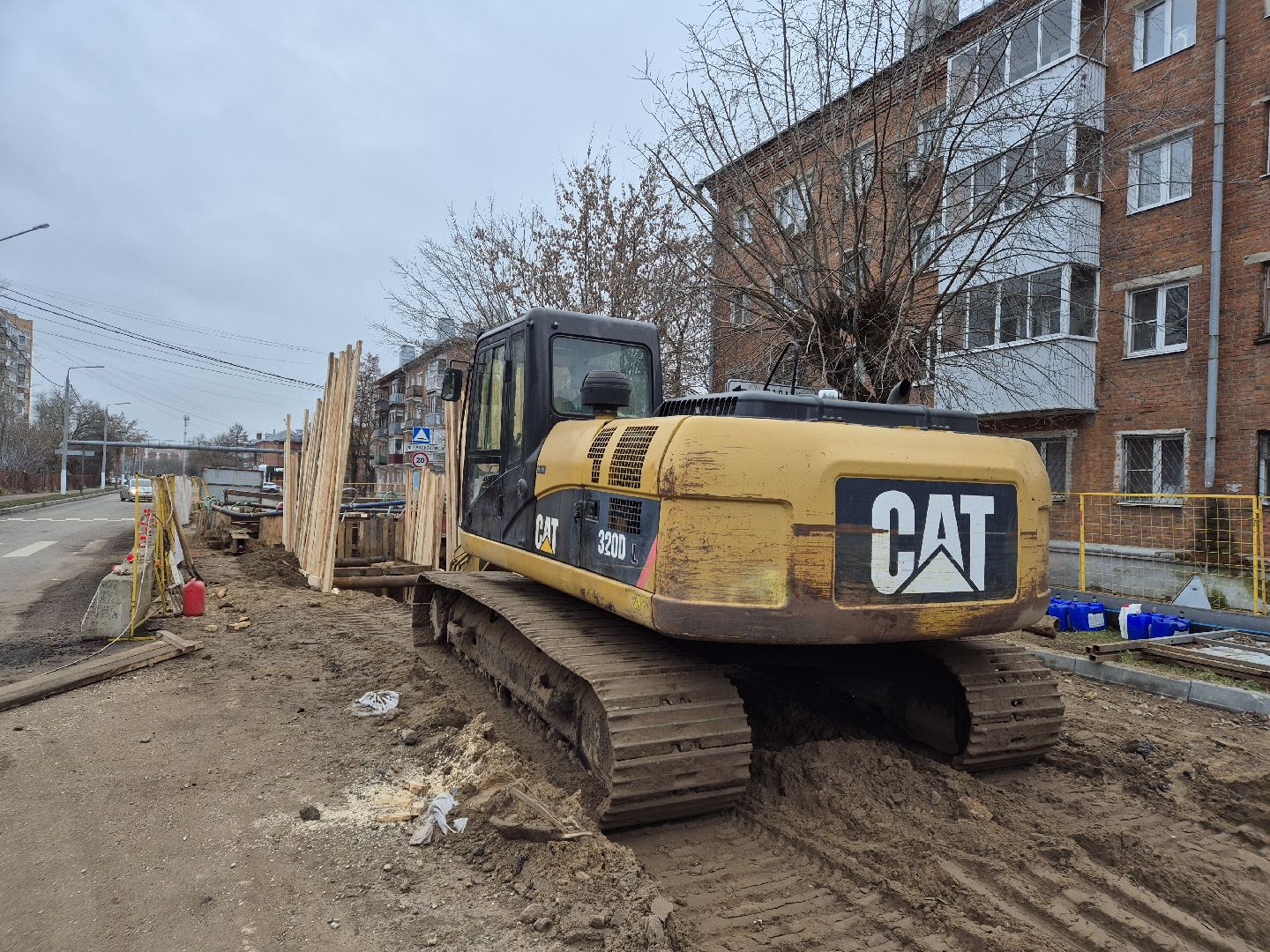 ремонт канализационного трубопровода, орехово-зуево, благоуйстройство,