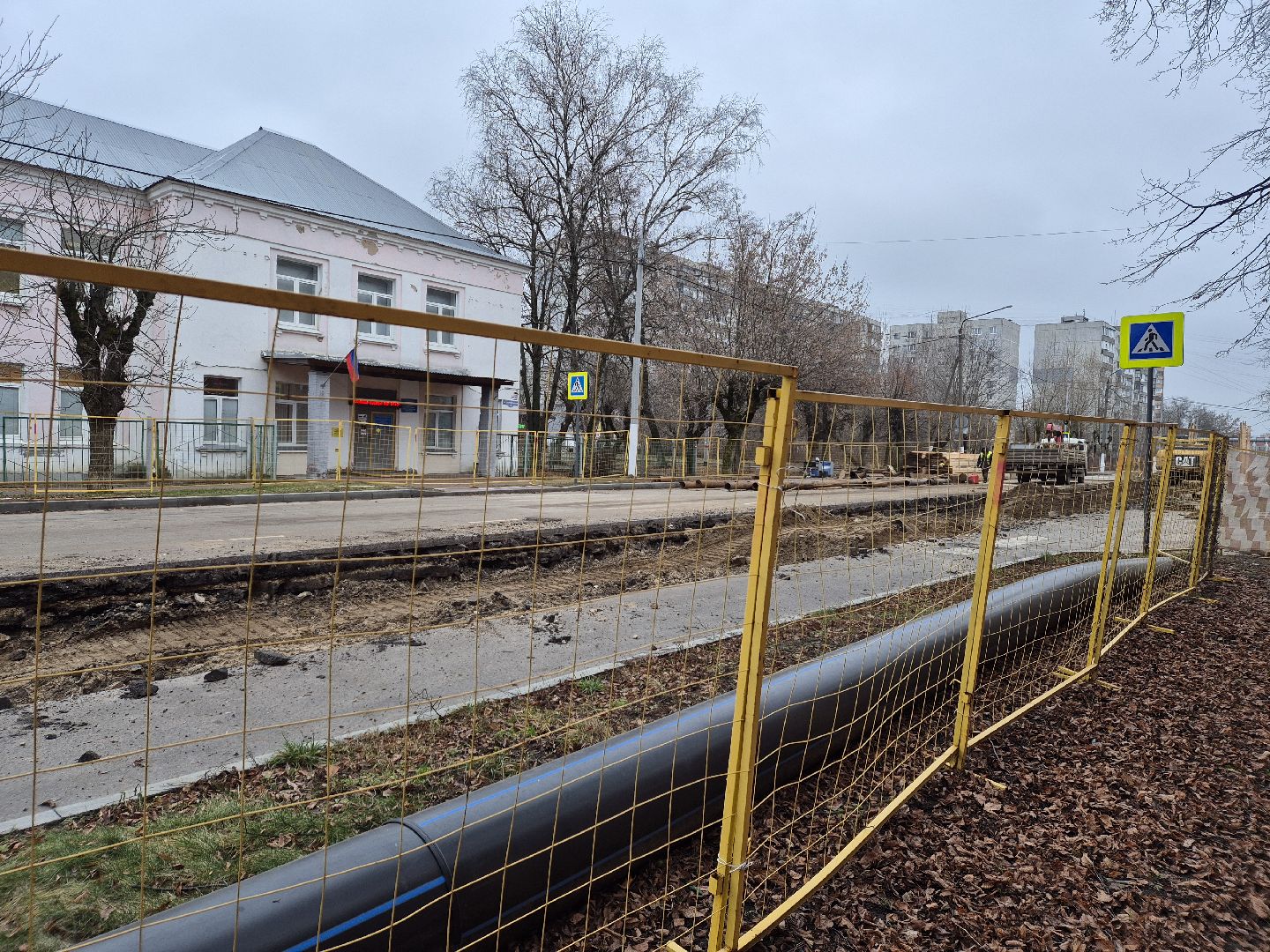 ремонт канализационного трубопровода, орехово-зуево, благоуйстройство,