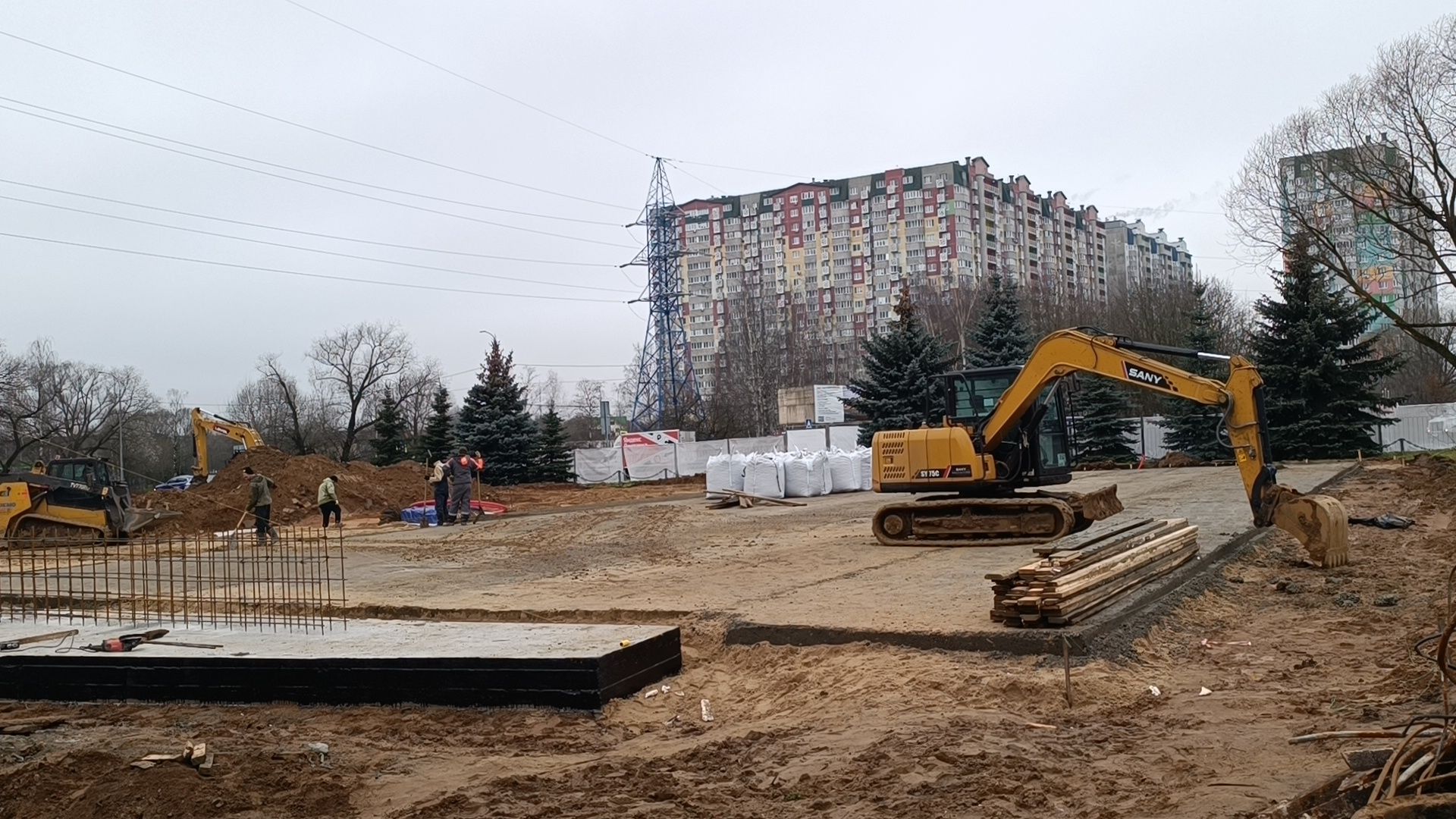 строительство, памятник, лобня,