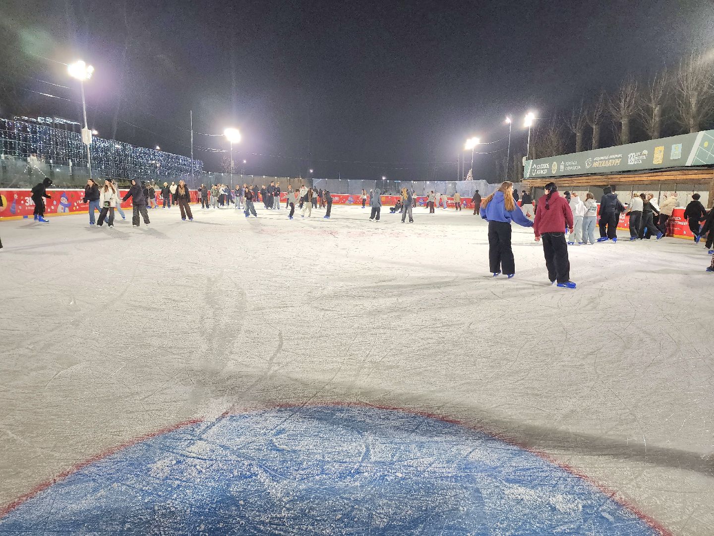 солнечногорск , каток, зима, лед,