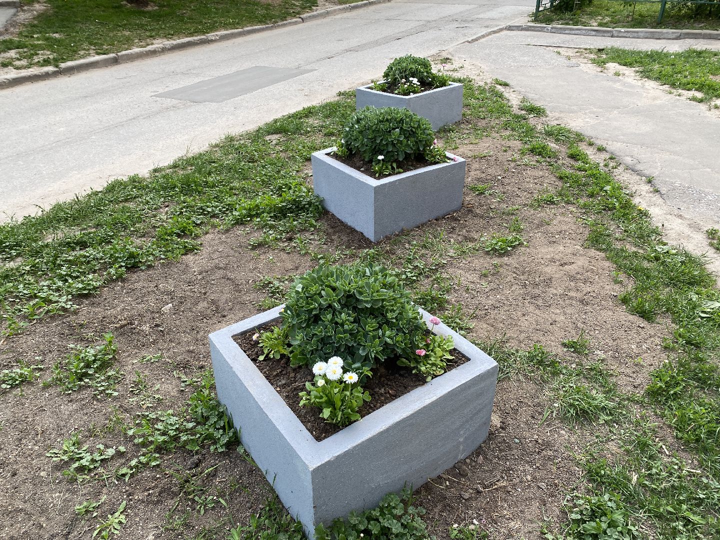 Чехов, клумбы, вазоны, ЖКХ, МКД, жители