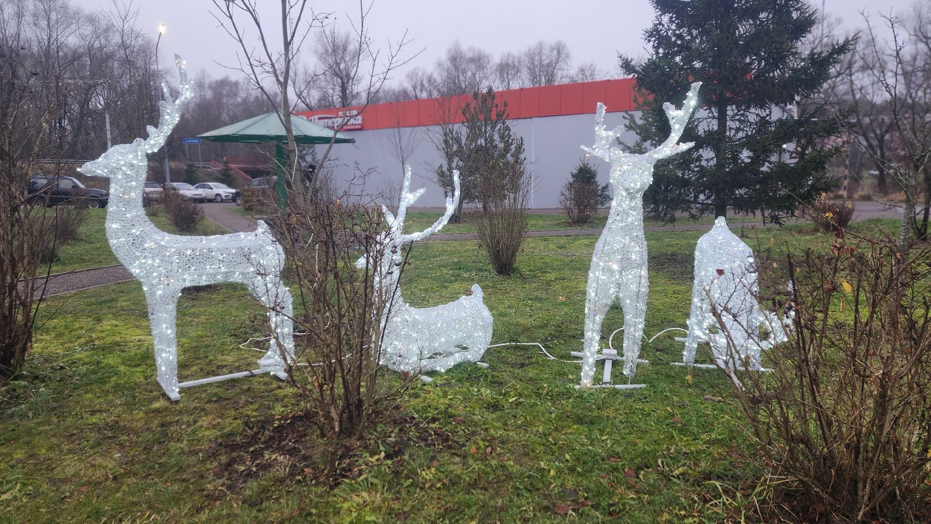 клин, поселок зубово, новогодние арт-объекты, резонит,