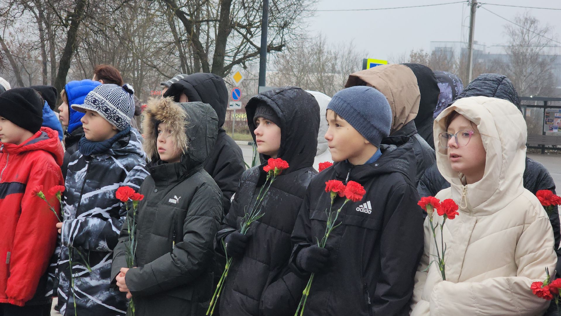 фрязино, контрнаступление под москвой, Митинг на площади Победы,