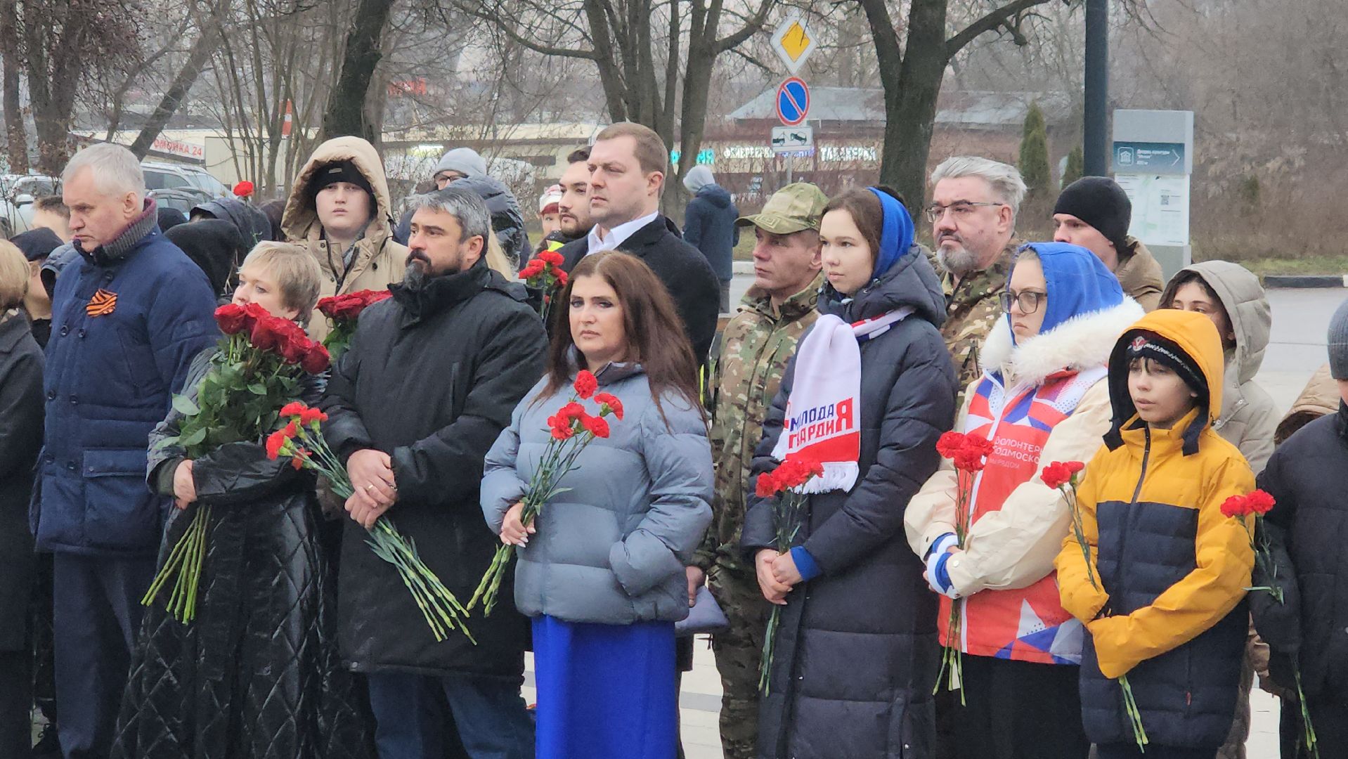 фрязино, контрнаступление под москвой, Митинг на площади Победы,