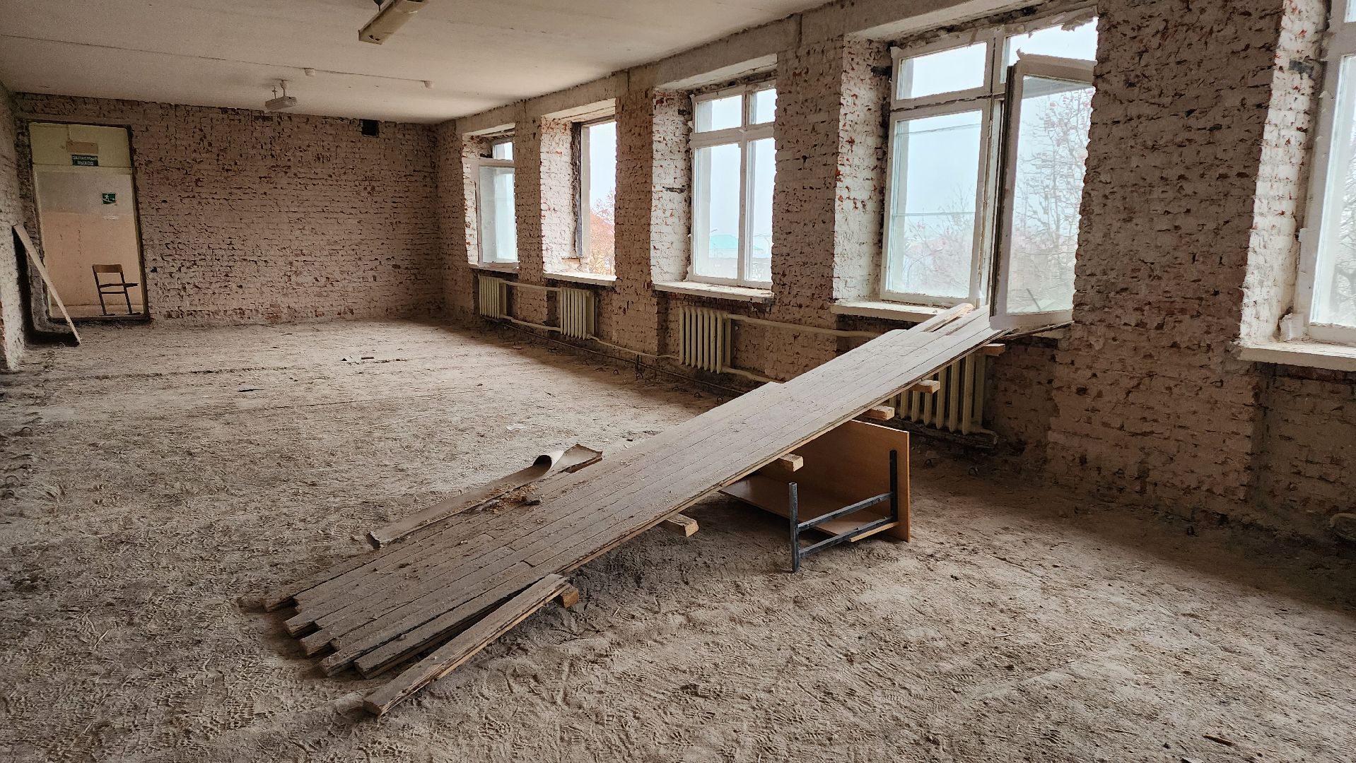 кашира, капитальный ремонт,  демонтажные работы, школа,