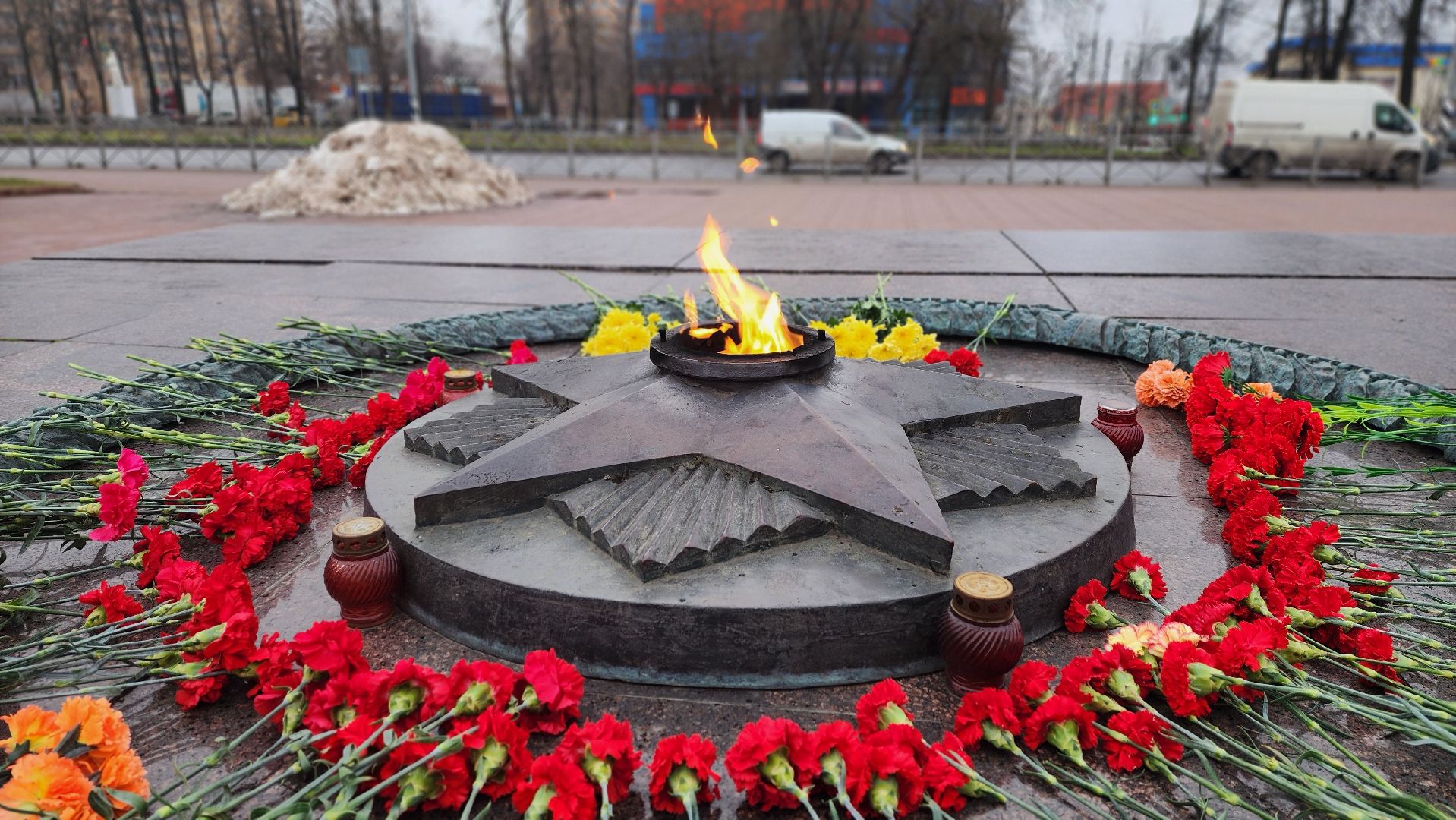 клин, вечный огонь, великая отечественная война, контрнаступление под москвой,