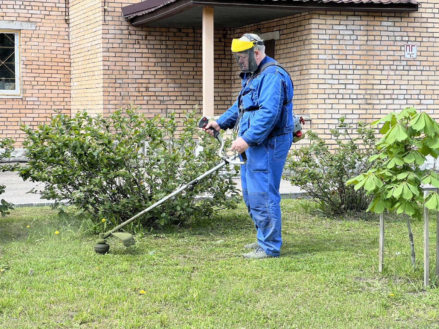 Химки, благоустройство, покос травы, уборка города