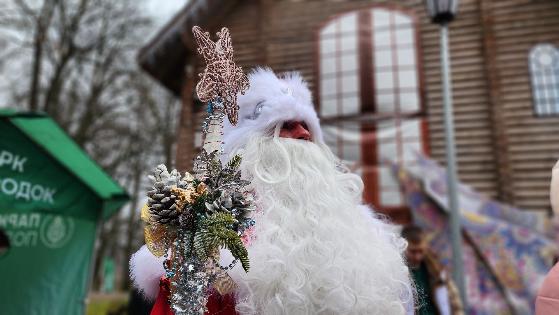 Руза, начало зимнего сезона, Парк городок, барабанное шоу,