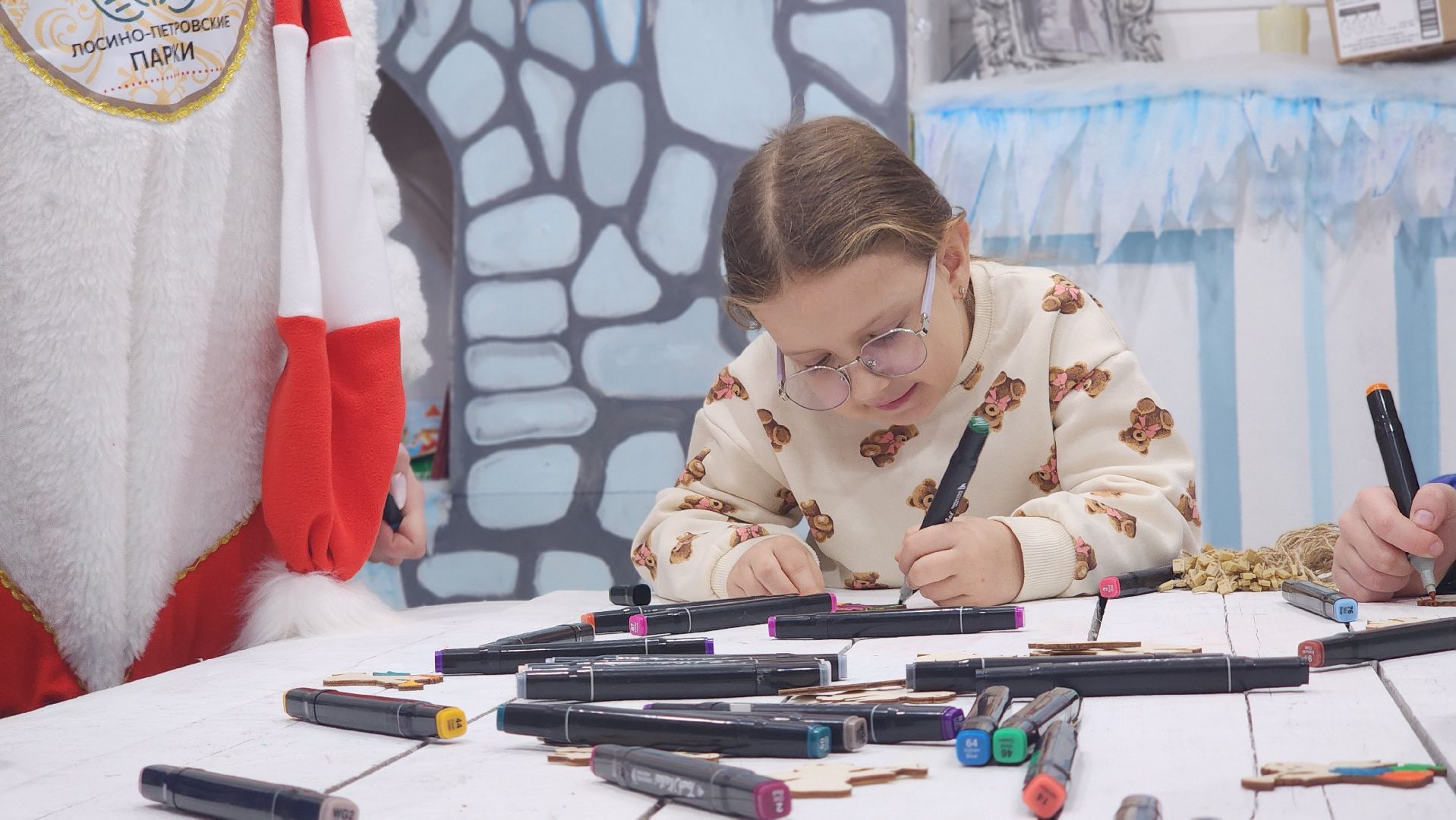 зима в подмосковье, зимний сезон, зима в парке, дети, лосино-петровский,