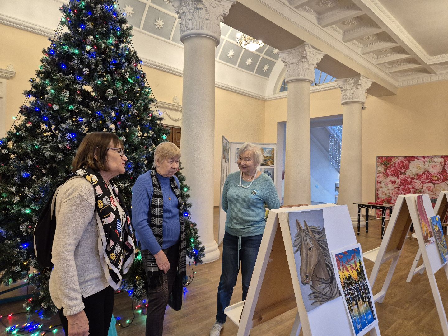 день художника, выставка художников,  орехово-зуевский округ, демиховский дворец культуры,