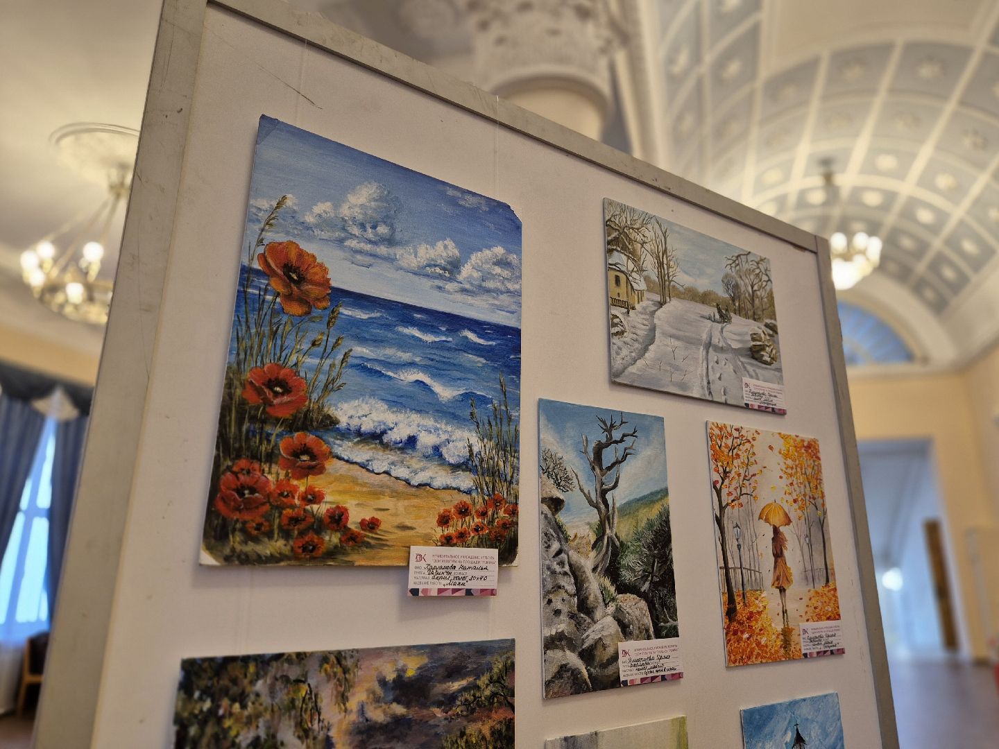 день художника, выставка художников,  орехово-зуевский округ, демиховский дворец культуры,