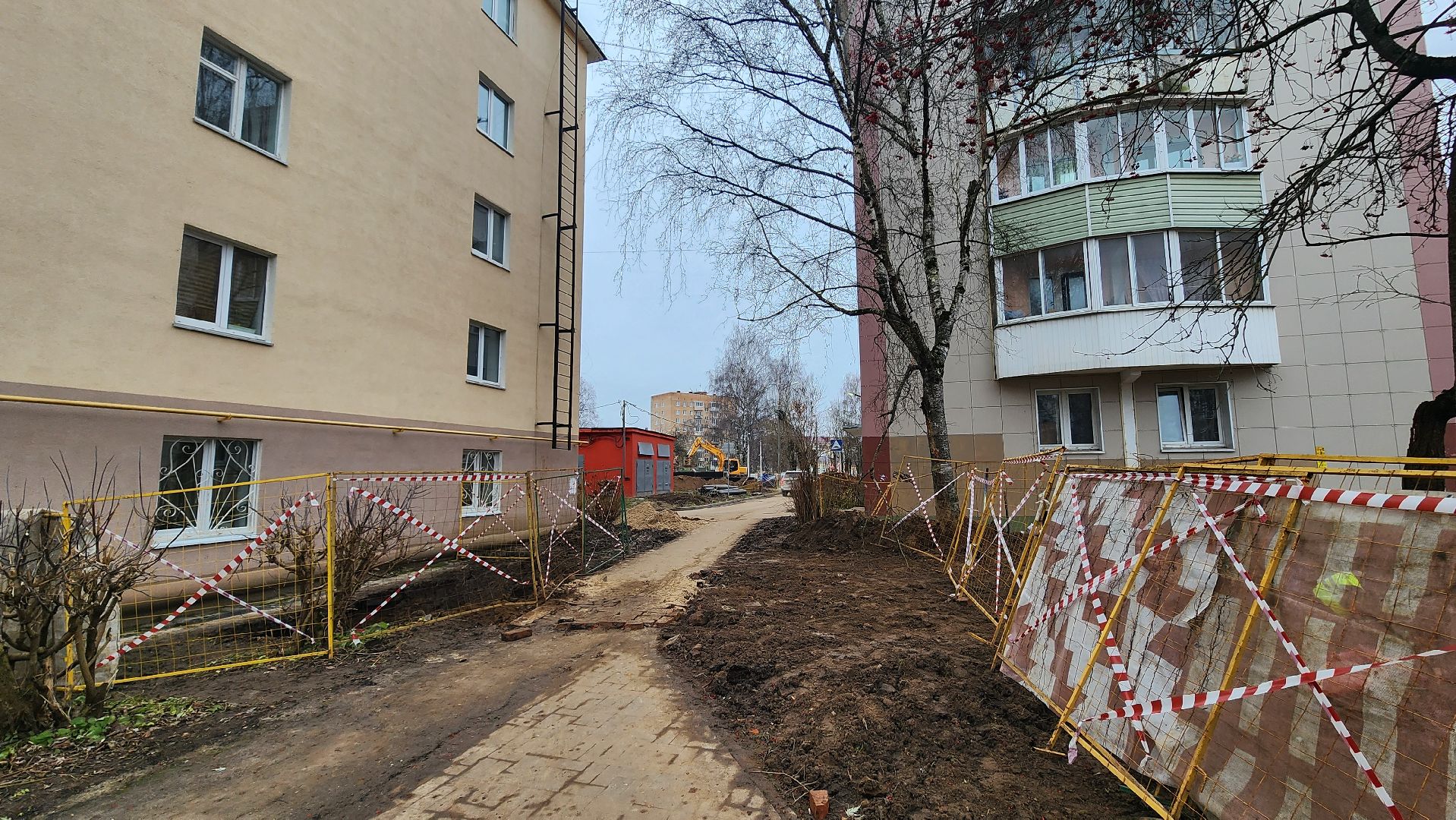 клин, улица новая, улица крюкова, ремонт теплосетей, газпром теплоэнерго,