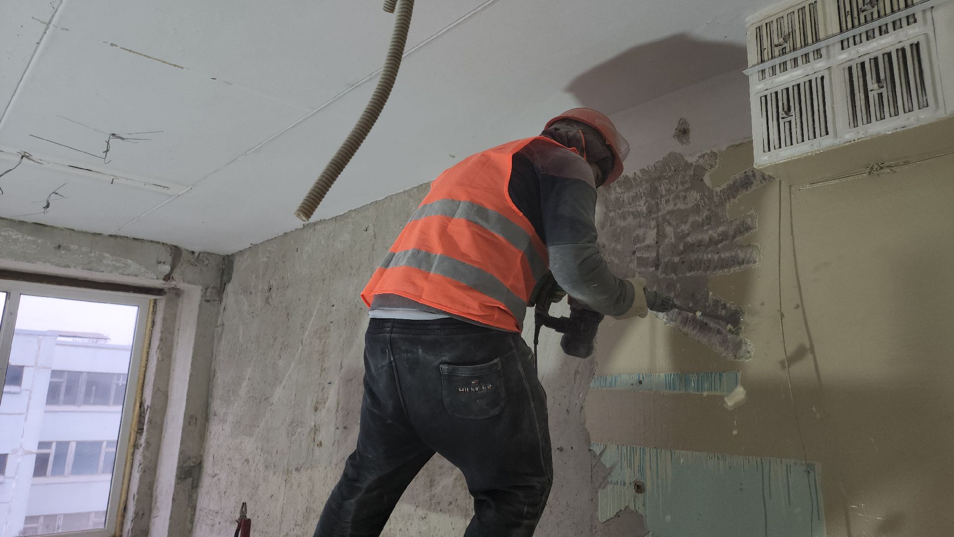 кашира, школа, капитальный ремонт, демонтажные работы, благоустройство,