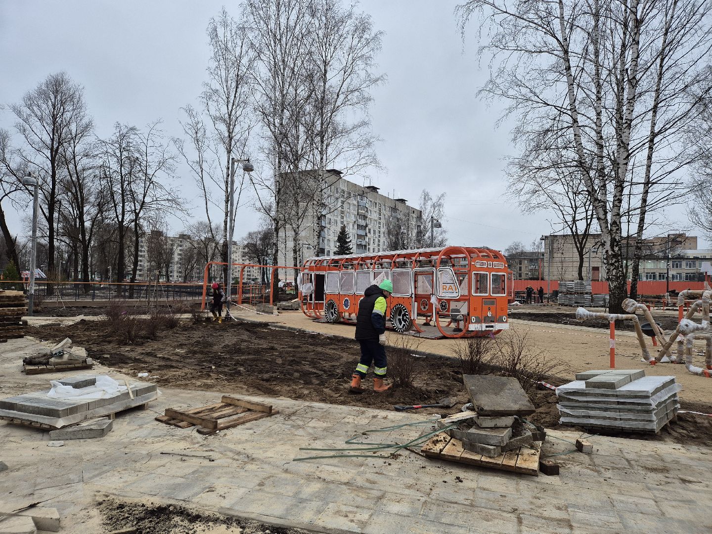 благоустройство , сквер заводской, ликино-дулево, орехово-зуевский округ,