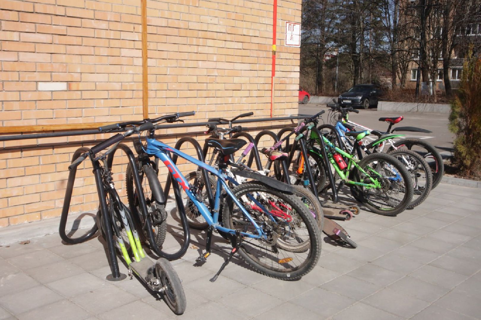 Пущино, велопарковки