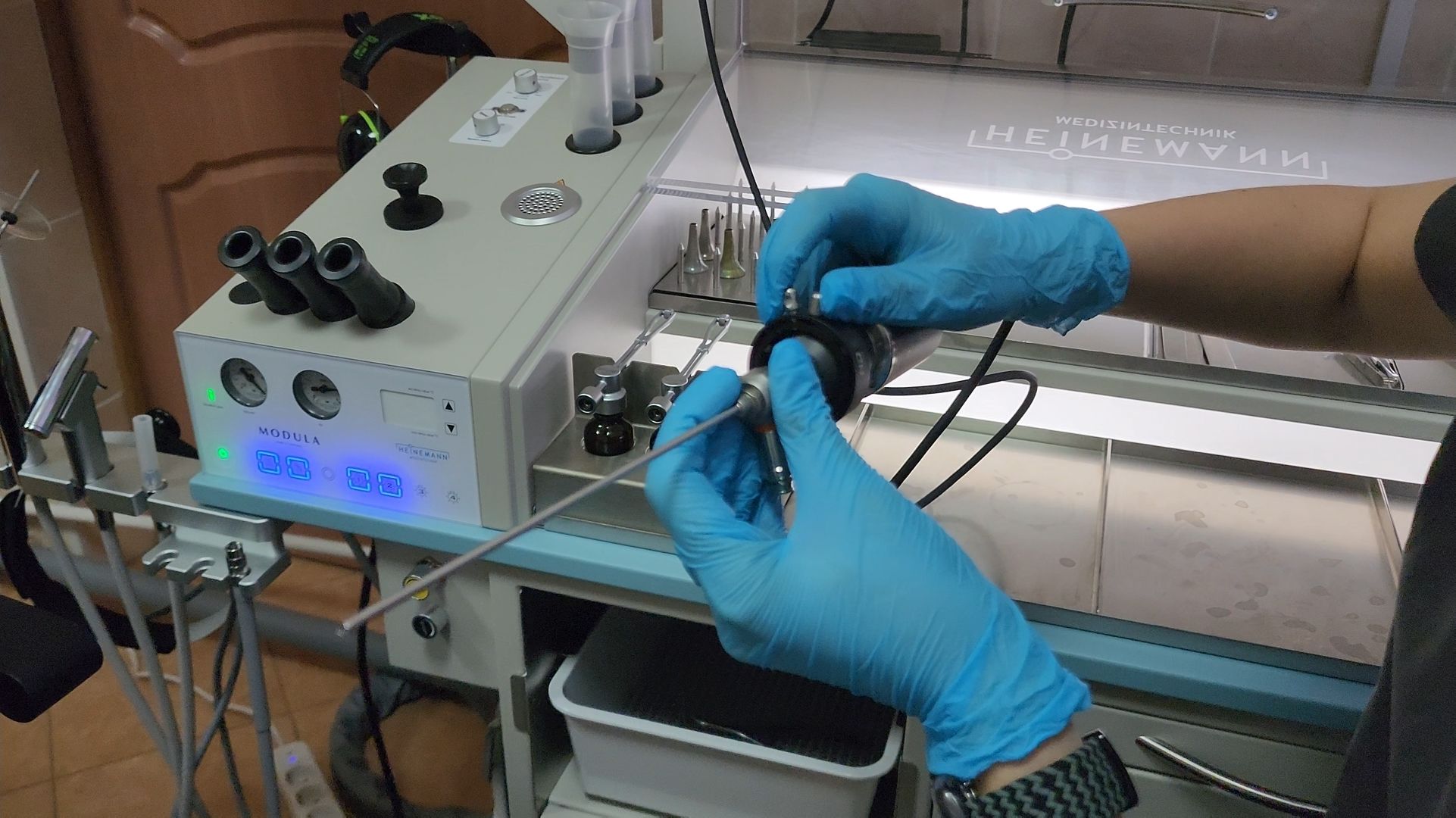 лор, врач, техника,