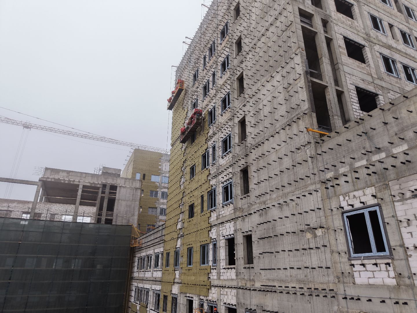 видео с коптера, больница в ольгино, больница балашиха,