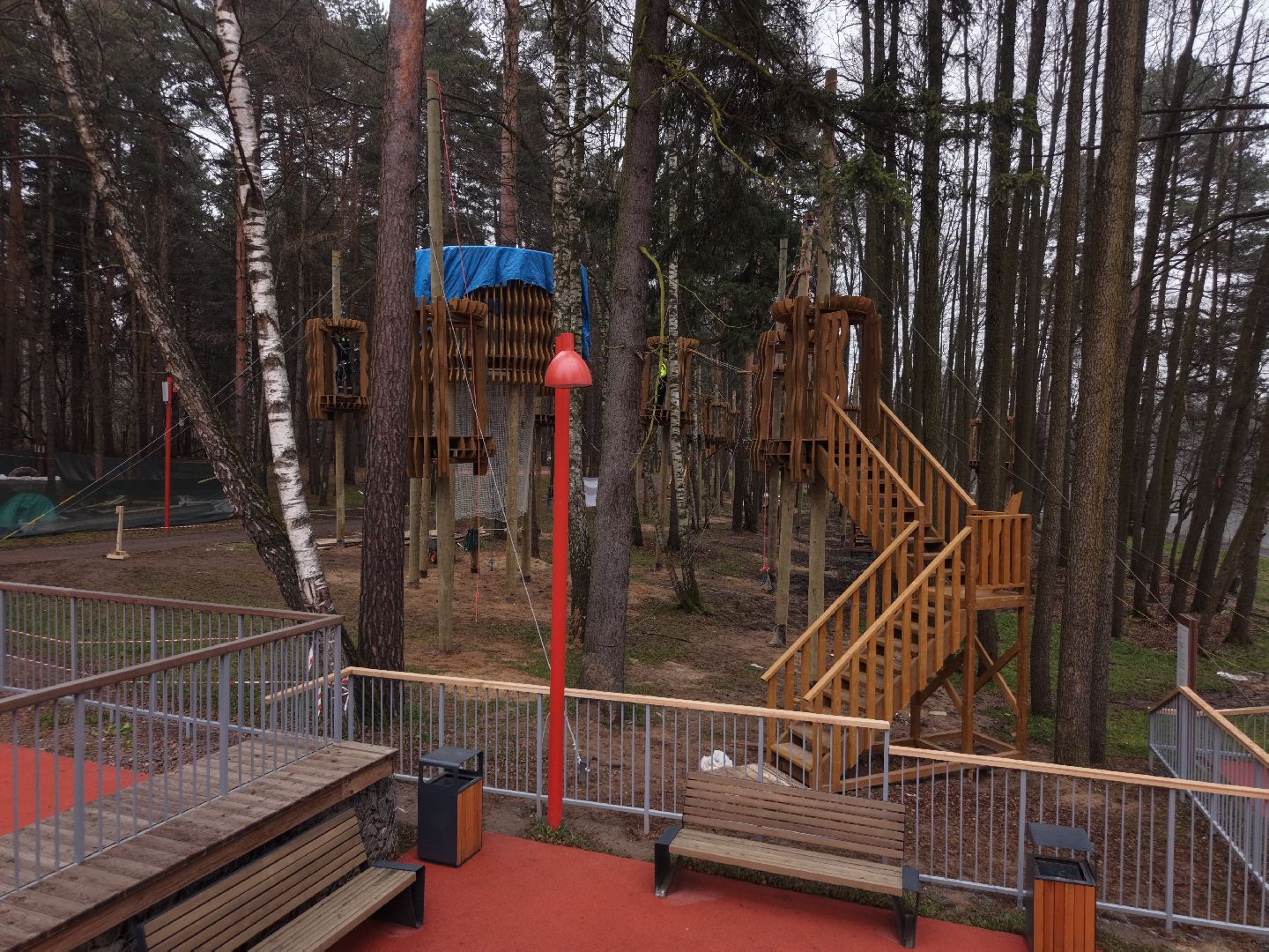 видео с коптера, Благоустройство Вишняковского лесопарка,