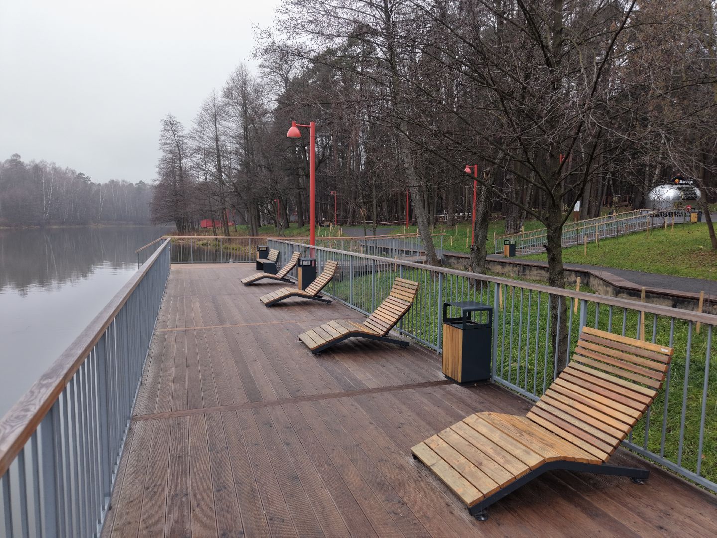 видео с коптера, Благоустройство Вишняковского лесопарка,