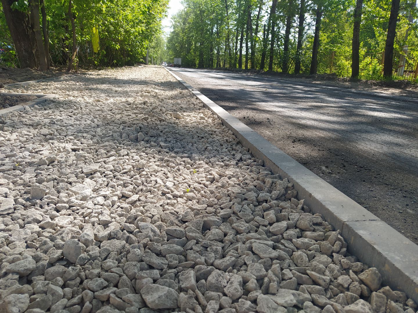 Дорога, проезжая часть, ремонт, асфальт