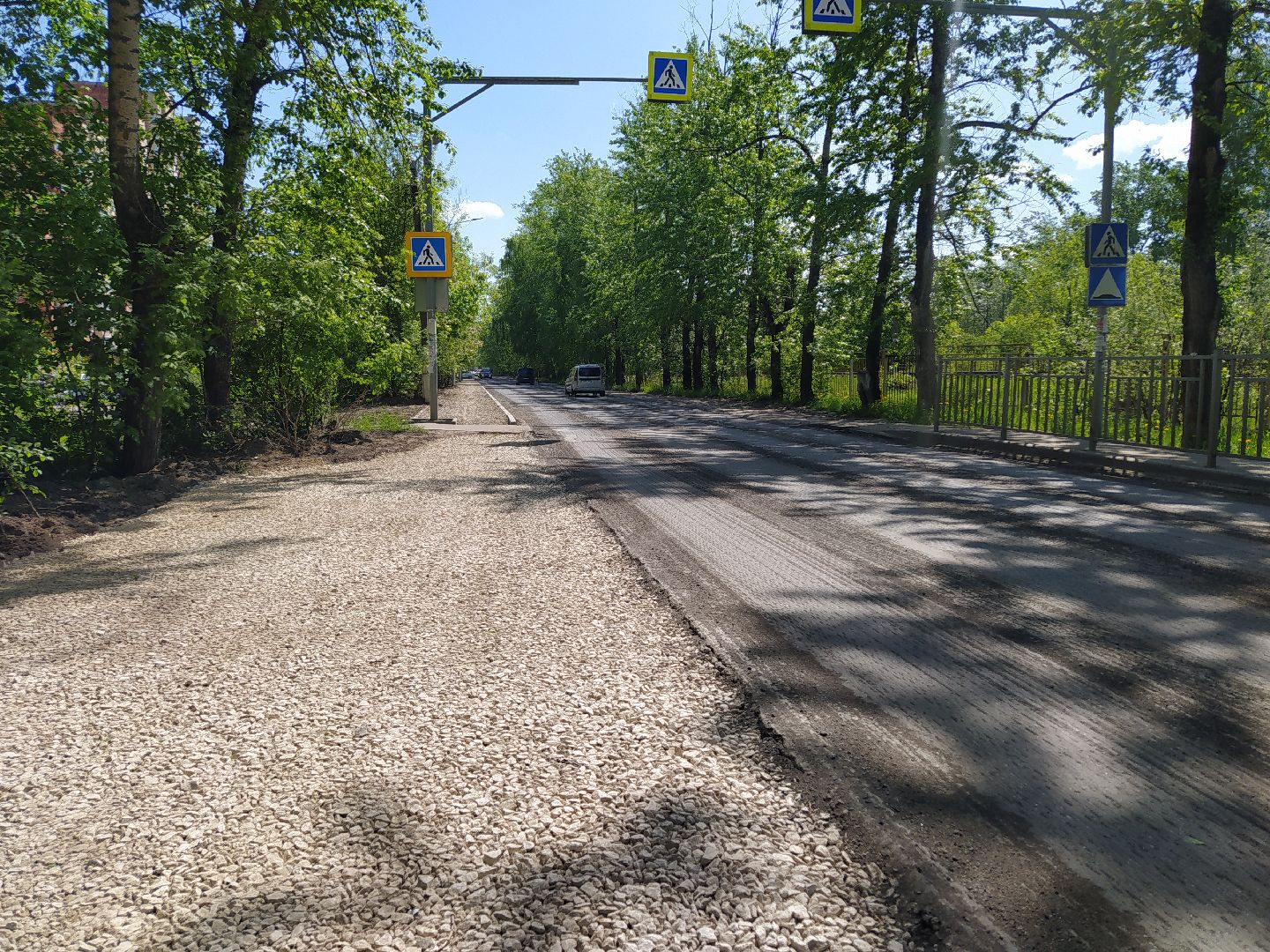 Дорога, проезжая часть, ремонт, асфальт