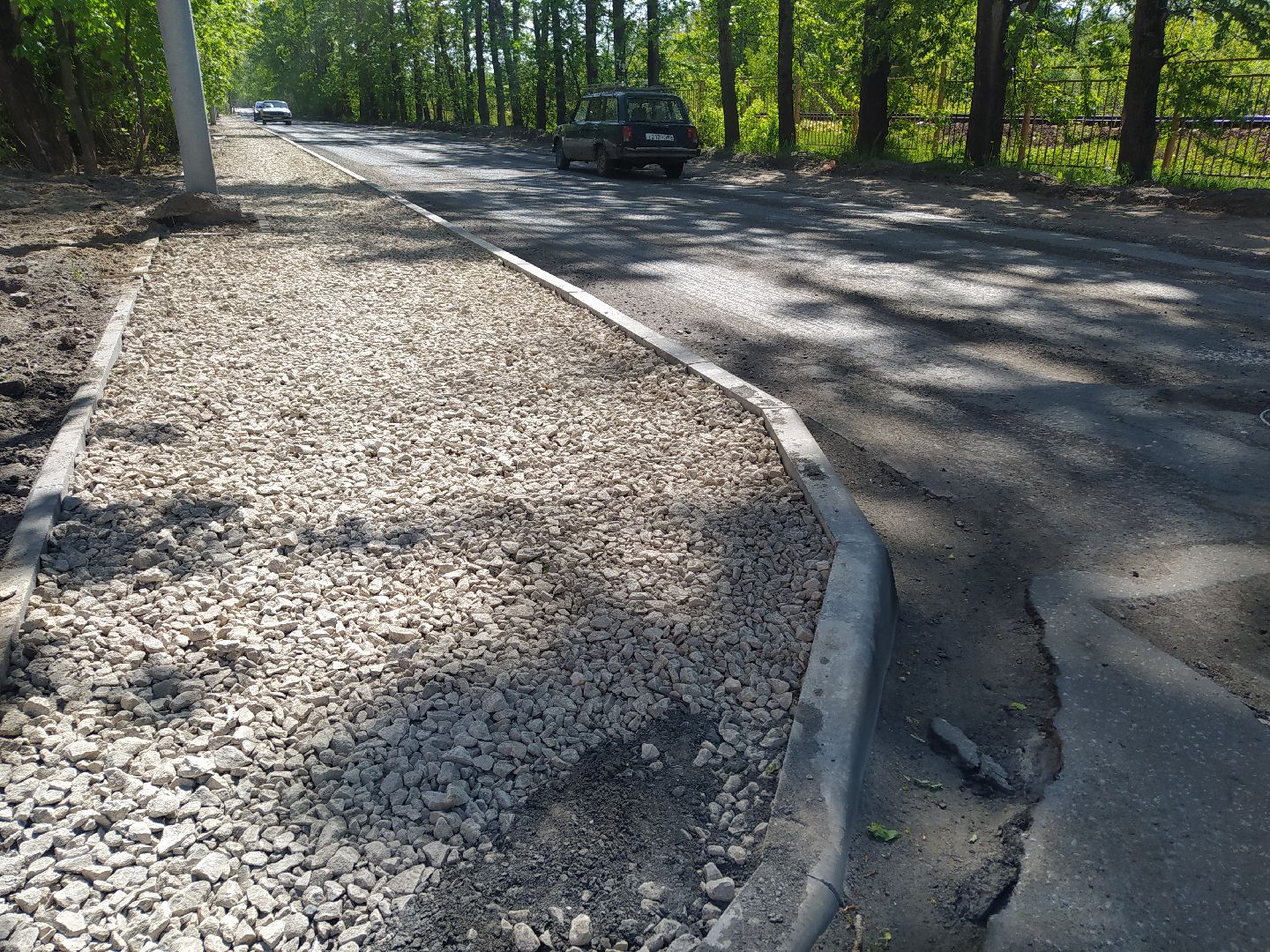 Дорога, проезжая часть, ремонт, асфальт