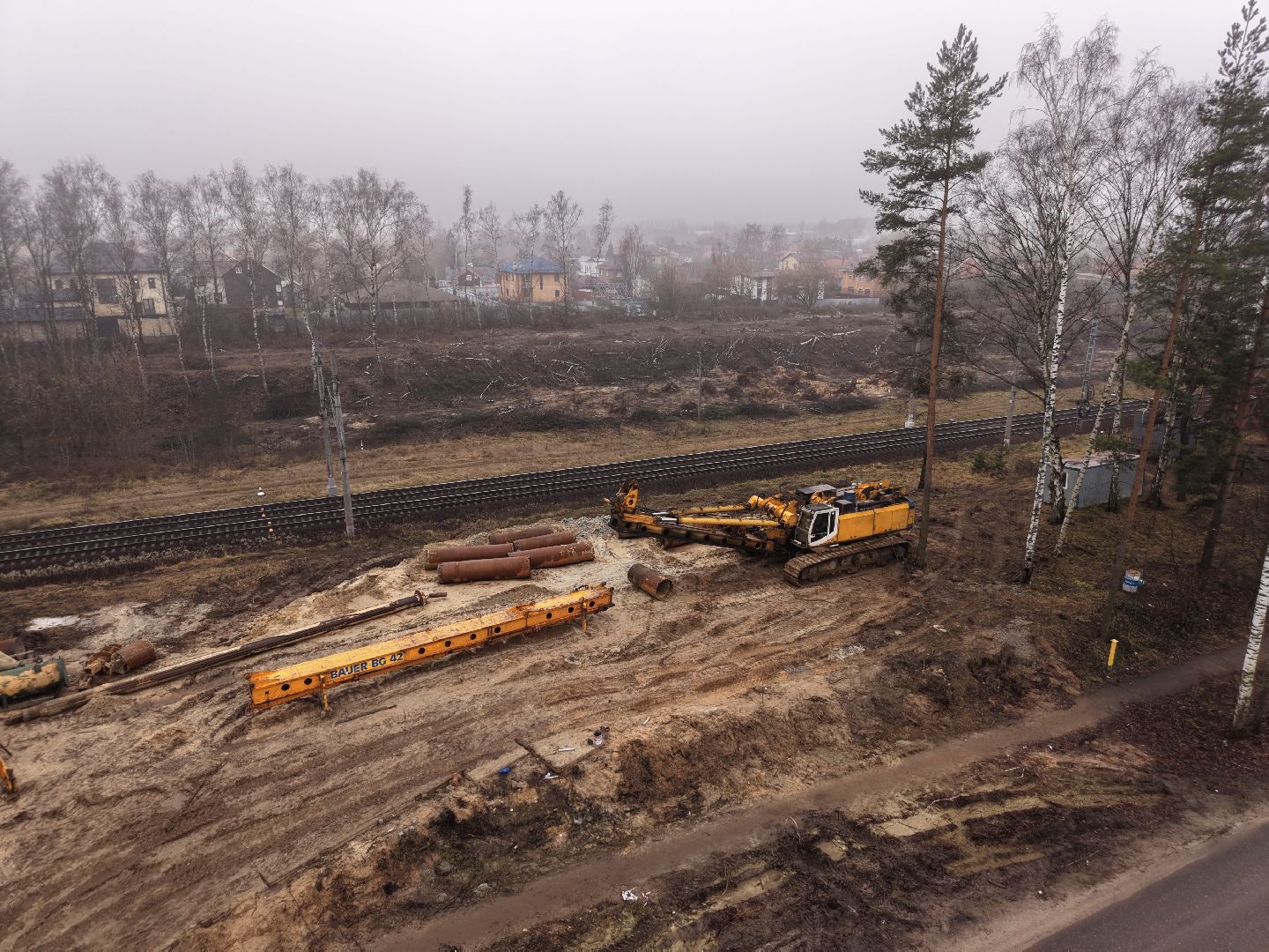 видео с коптера, путепровод платформа черное, путепровод в балашихе,