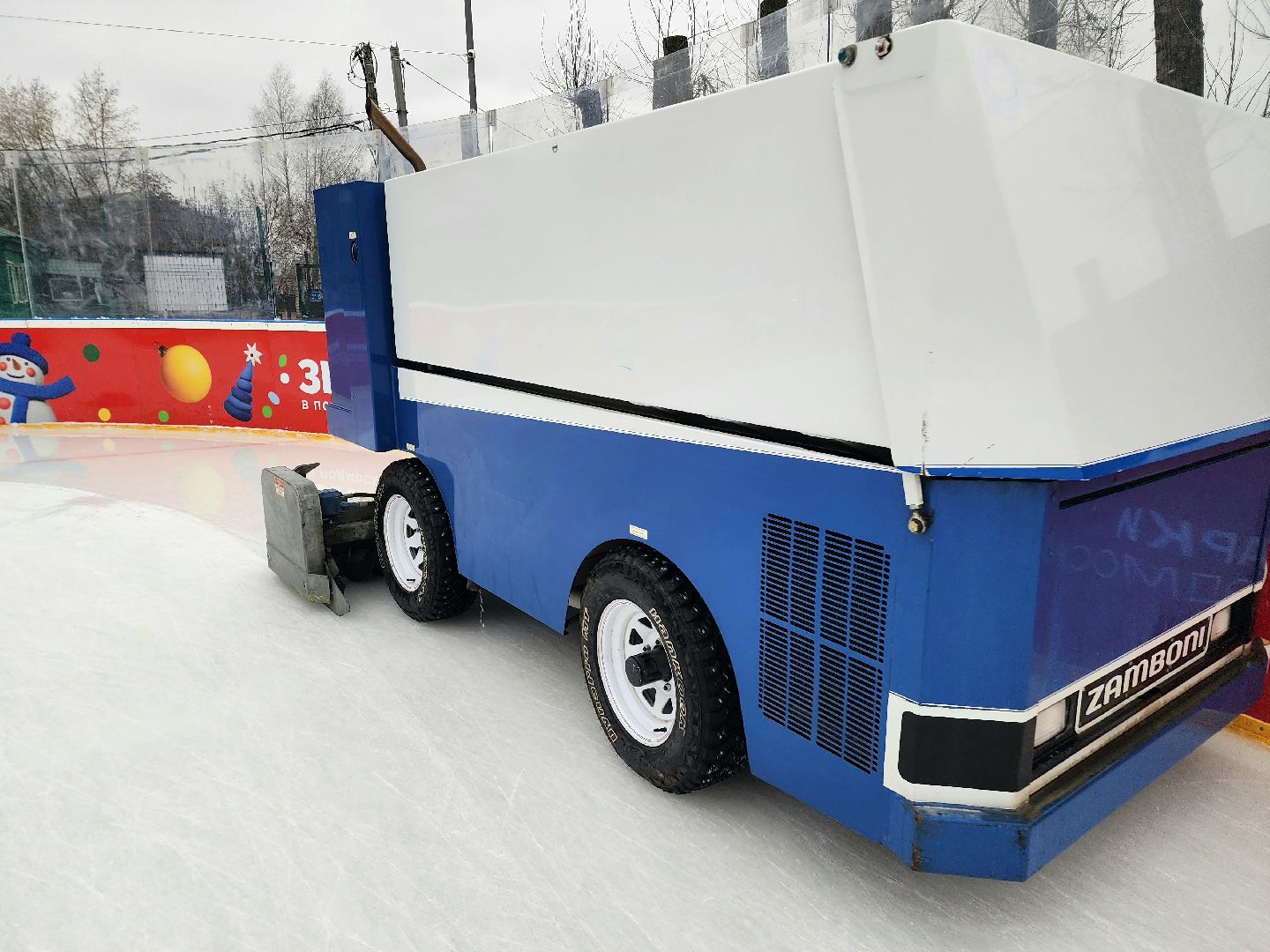 солнечногорск , зима, каток, лед,