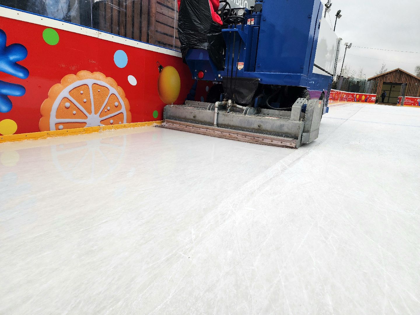 солнечногорск , зима, каток, лед,