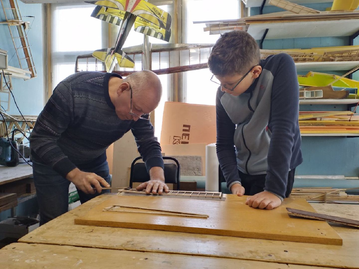 авиамоделирование, музей ВВС, дети, Лосино-Петровский