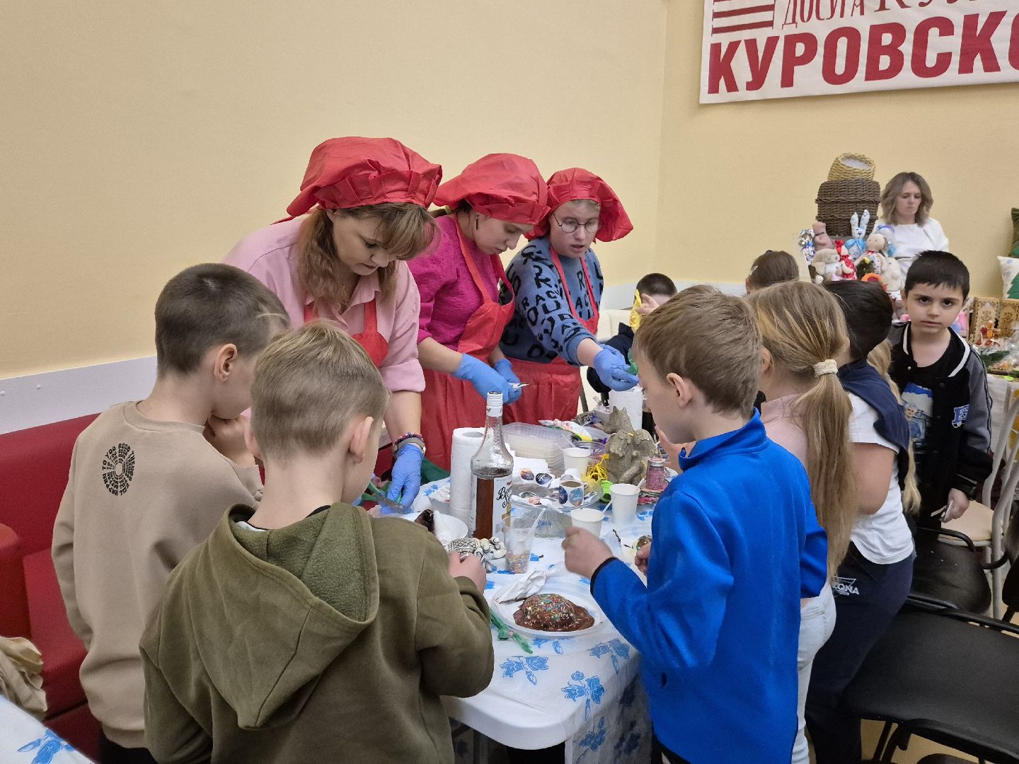 благотворительная ярмарка, империя ремесел, куровское, орехово-зуевский округ,