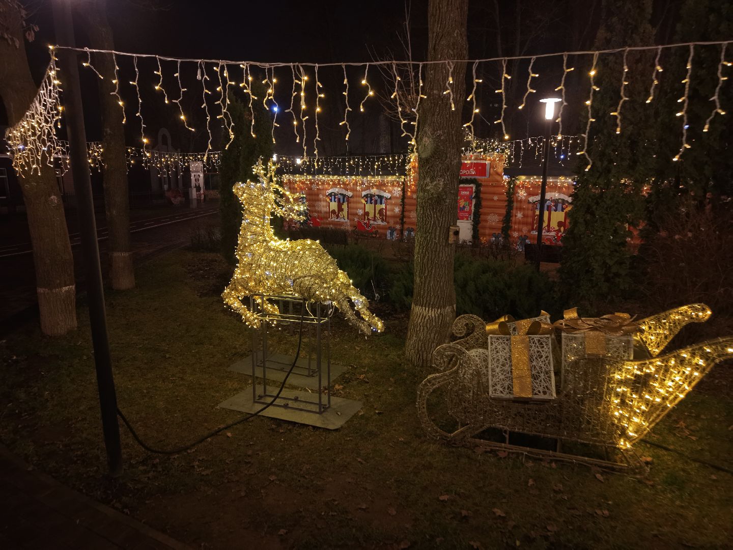видео с коптера, елка в парке Талалихина , новый год в подольске, елка в подольске, парк талалихина,