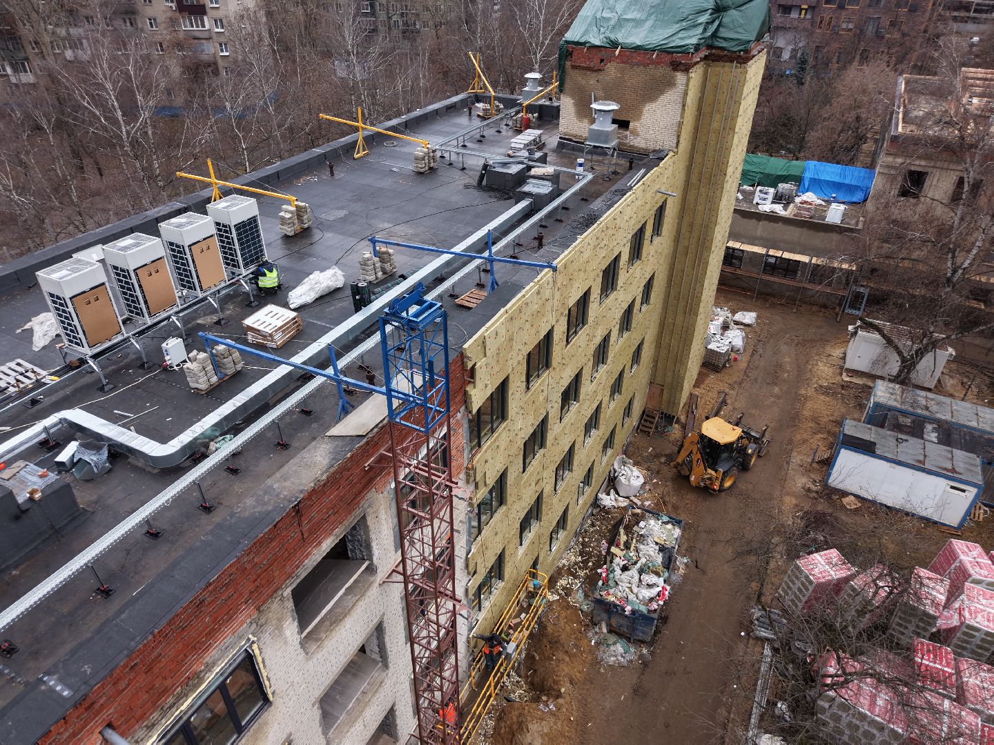 видео с коптера, ухтомская больница,