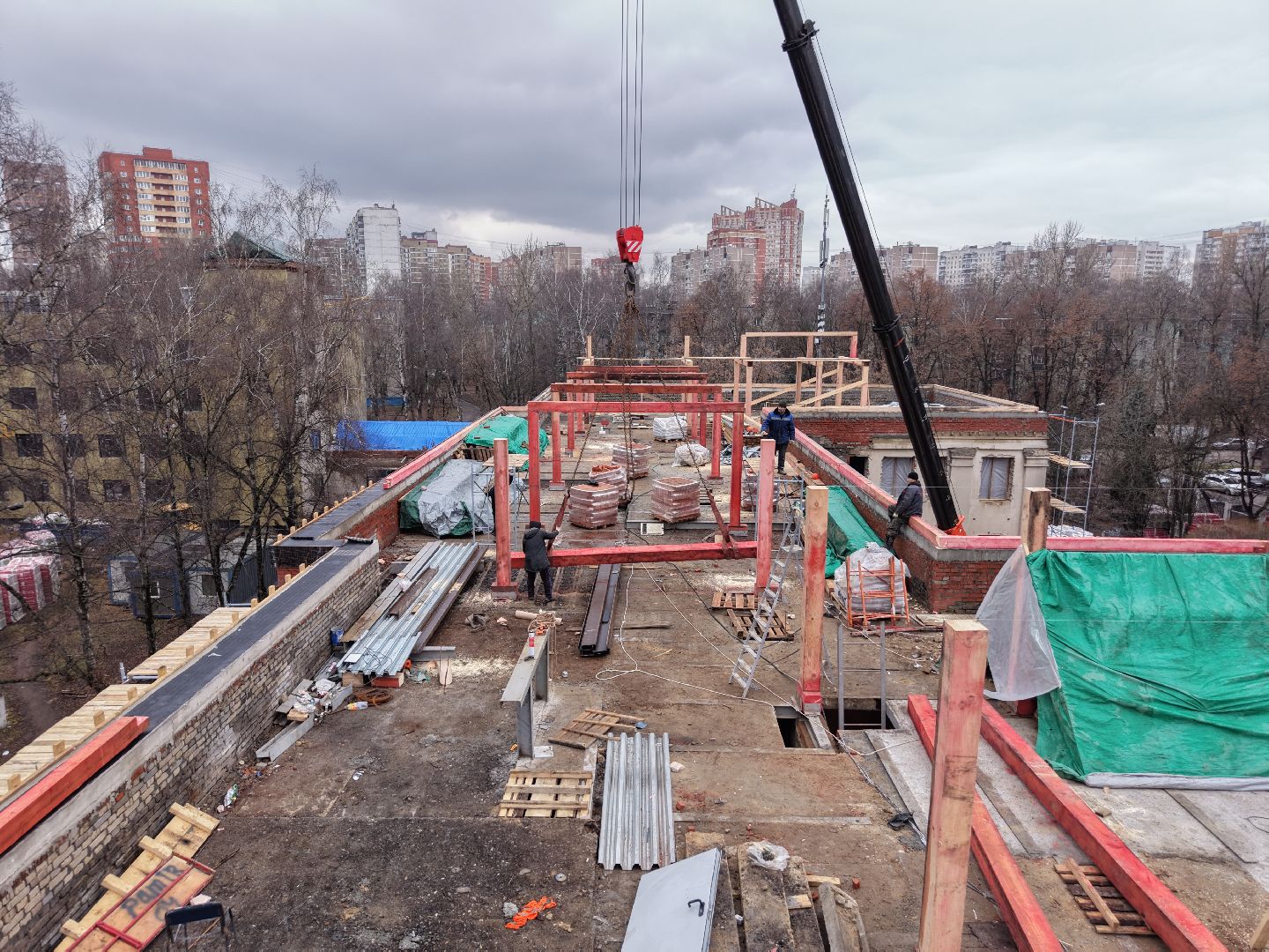 видео с коптера, ухтомская больница,