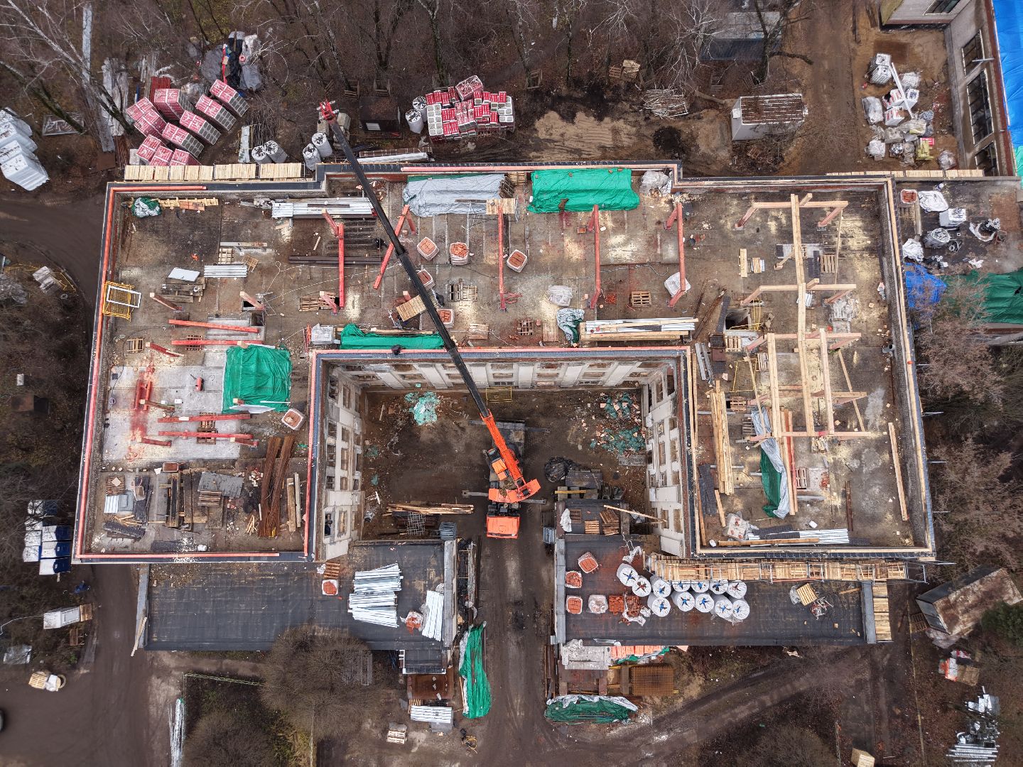 видео с коптера, ухтомская больница,