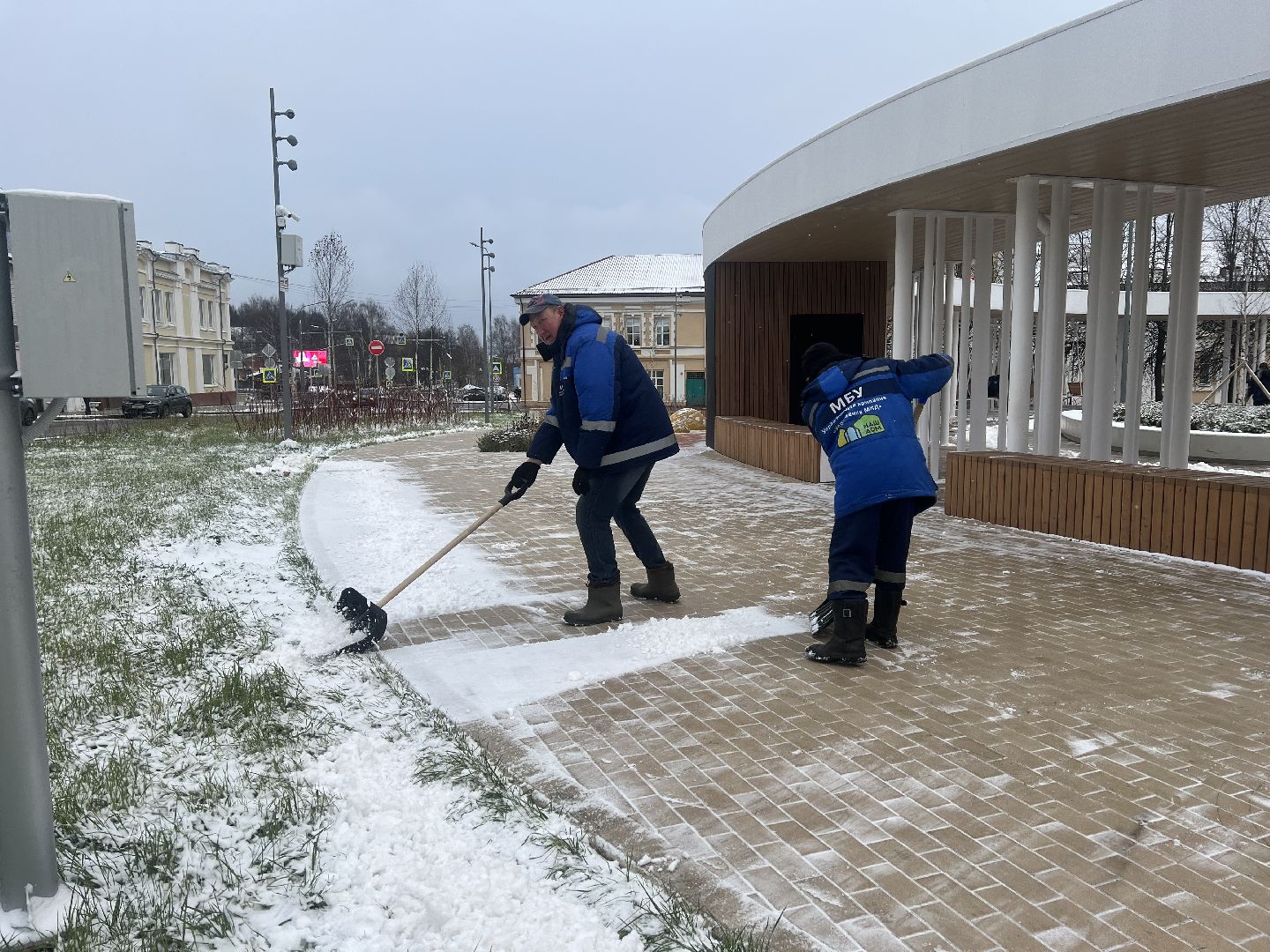 талдомский городской округ, Уборка снега талдом, Снегопад талдом,