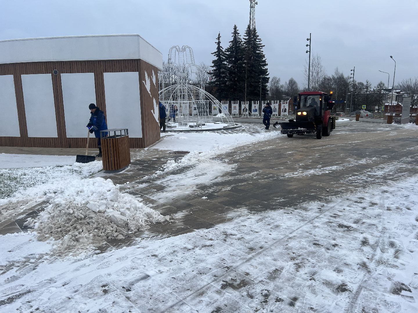 талдомский городской округ, Уборка снега талдом, Снегопад талдом,