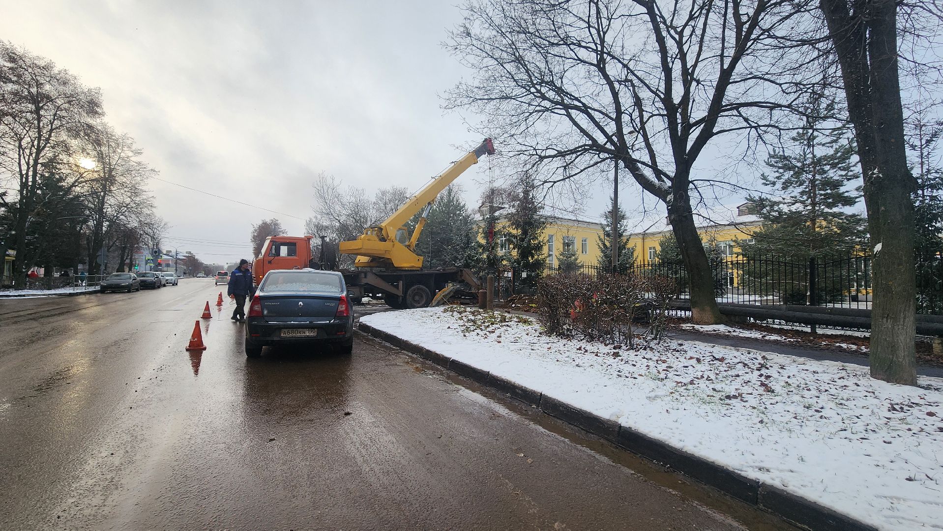 Зарайск, Ремонт теплосетей в Зарайске, Замена труб теплосети,