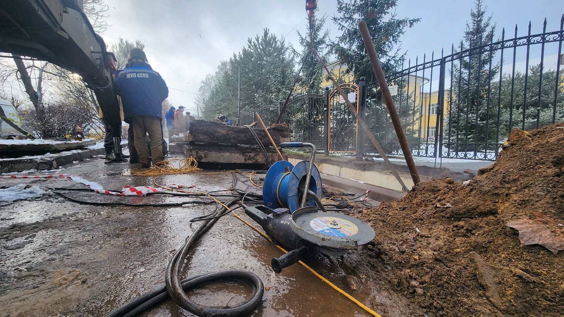 Зарайск, Ремонт теплосетей в Зарайске, Замена труб теплосети,