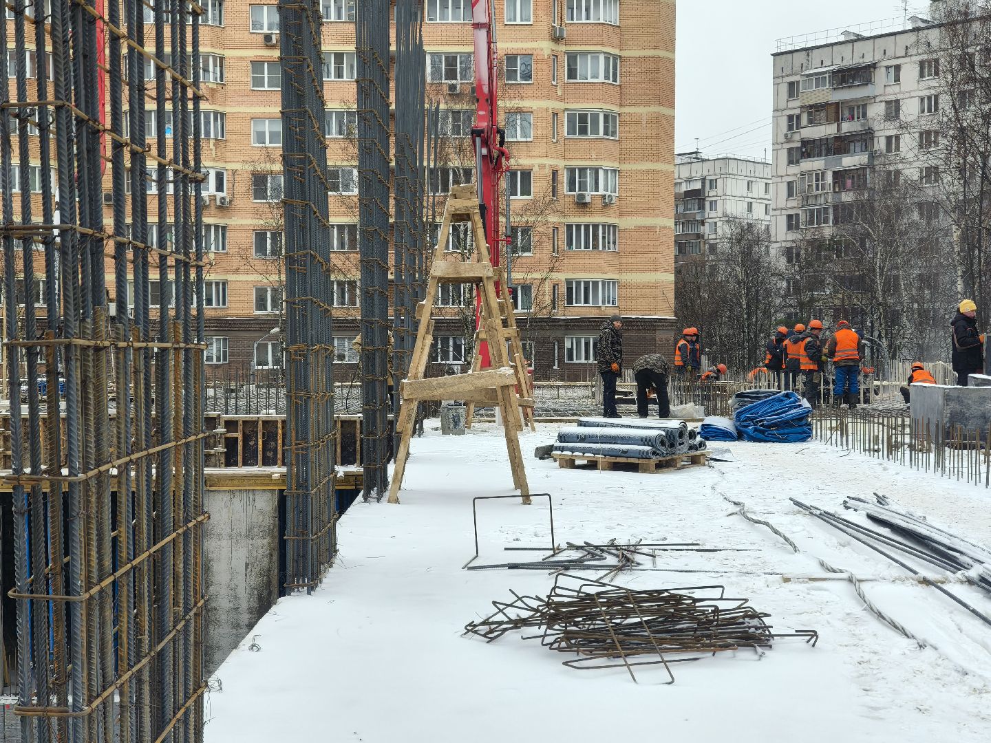 одинцово, строительство пристройки, пристройка к школе 9,