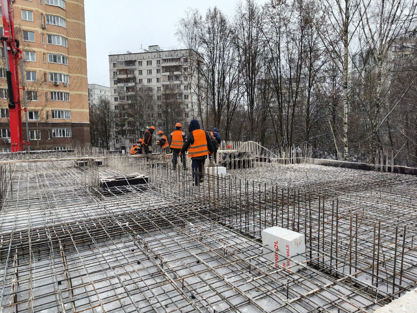 одинцово, строительство пристройки, пристройка к школе 9,