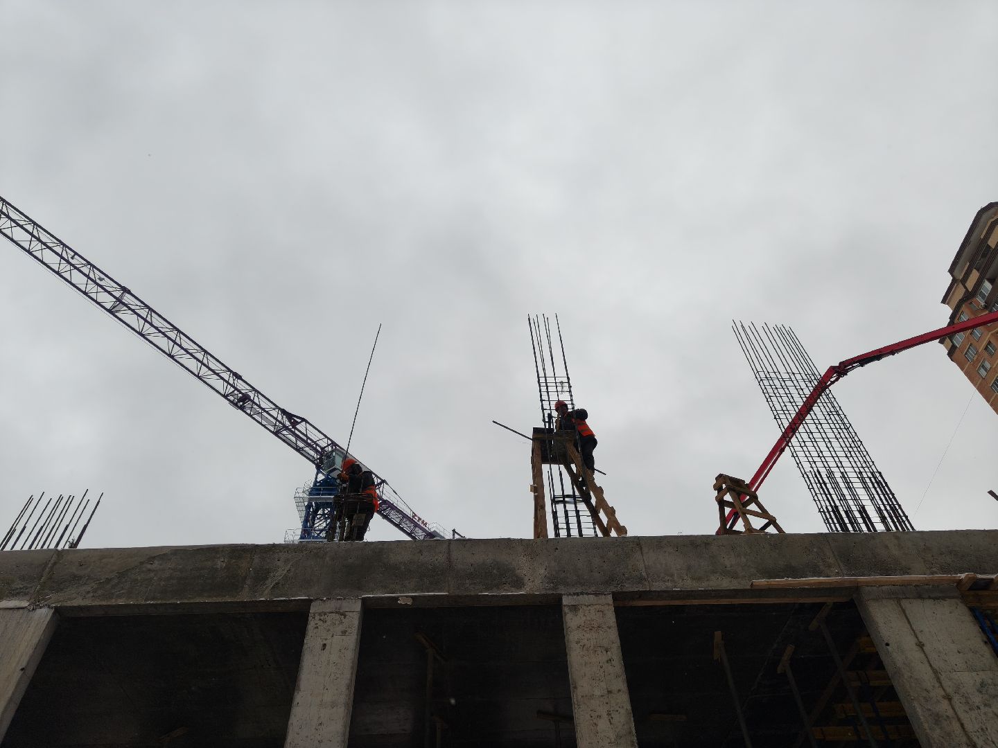 одинцово, строительство пристройки, пристройка к школе 9,