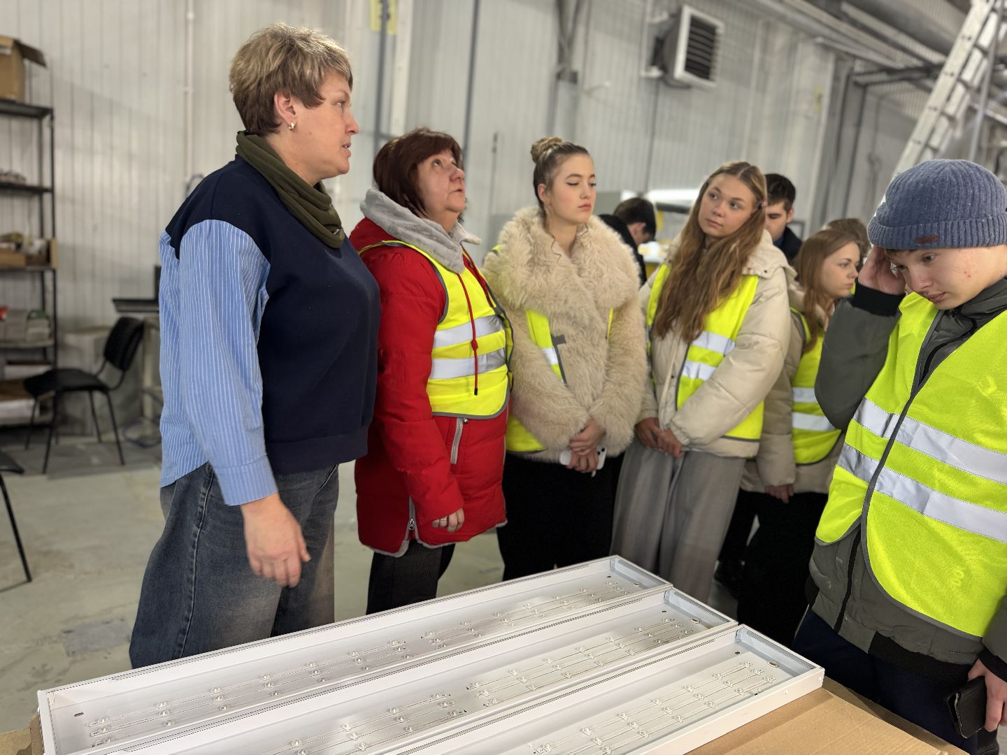 шаховская, завод, билет в будущее,школьники на экскурсии,