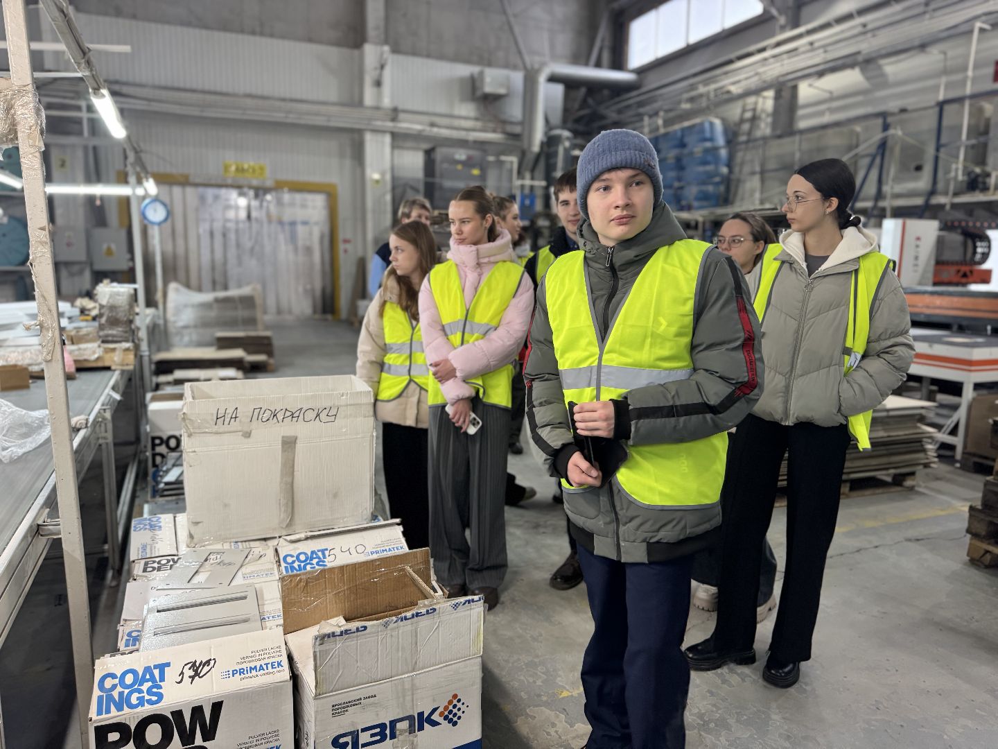 шаховская, завод, билет в будущее,школьники на экскурсии,