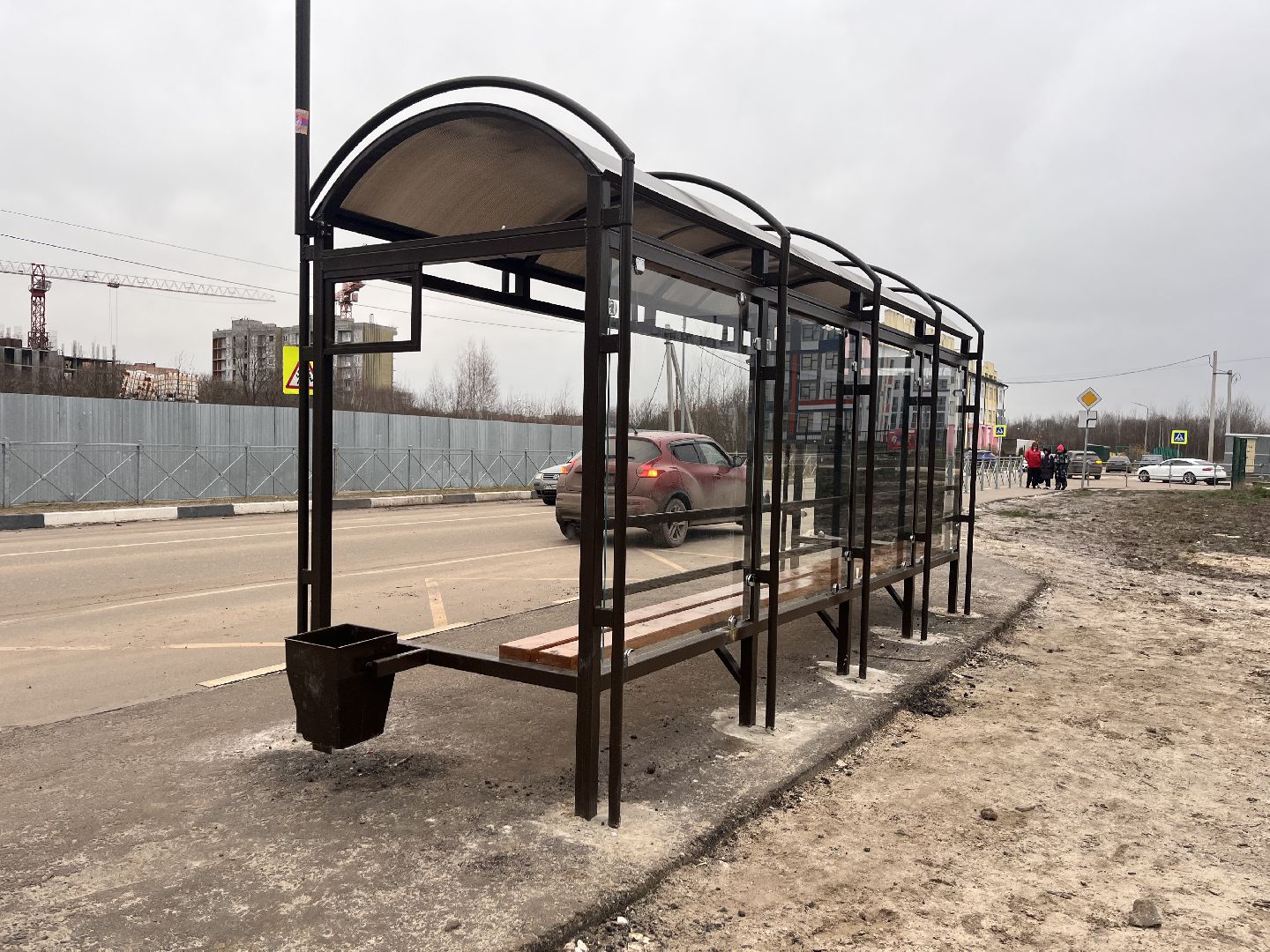 шатура, шатура благоустройство, остановочные павильоны,