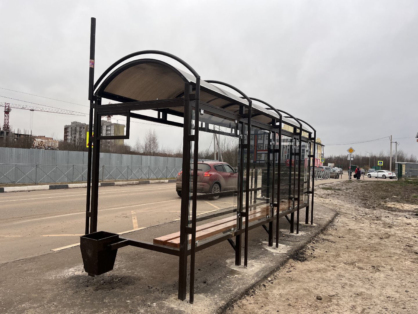 шатура, шатура благоустройство, остановочные павильоны,