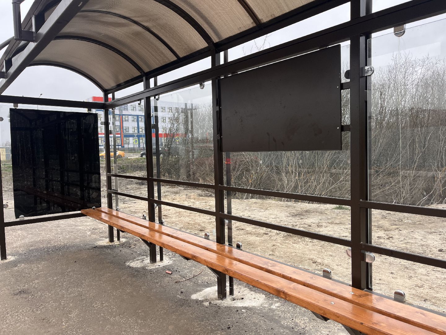 шатура, шатура благоустройство, остановочные павильоны,